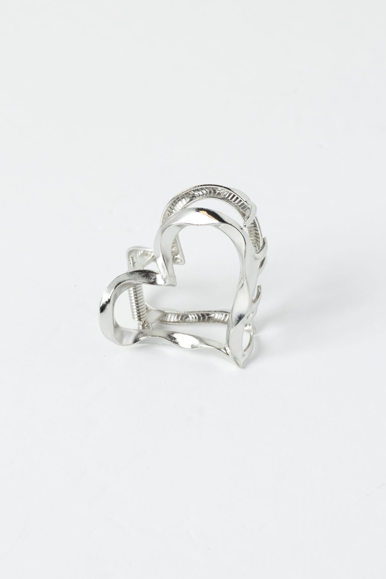Norah Haarclip zilverkleurig hart silver 217497-099-ONE
