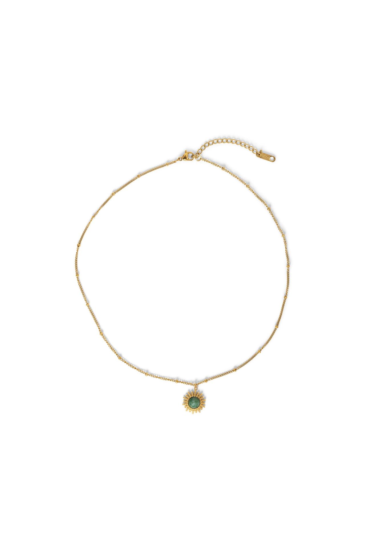 Norah Goudkleurige ketting met zonnetje gold multicolor 217499-198-ONE