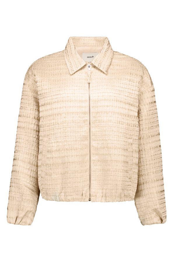 Norah Champagnekleurig jasje met structuur champagne 217518-103-34-36