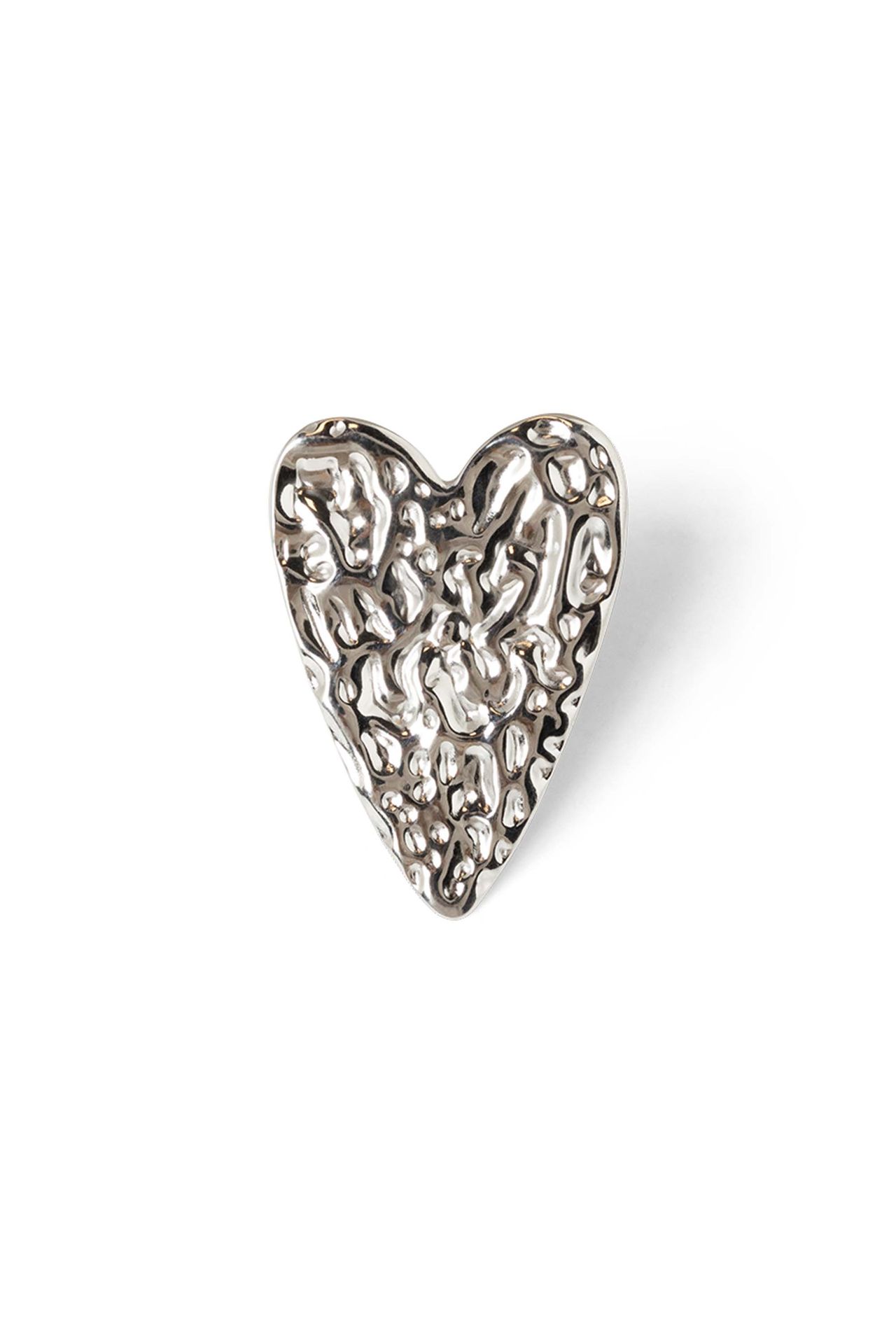 Norah Zilverkleurige ring met hart silver 217538-099-ONE