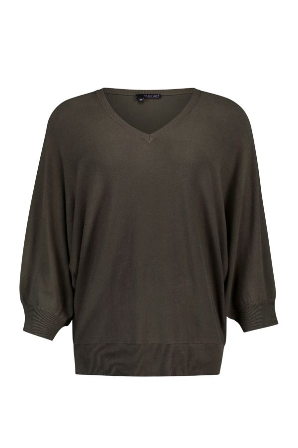 Norah Karen trui donkergroen dark olive 217573-598-48