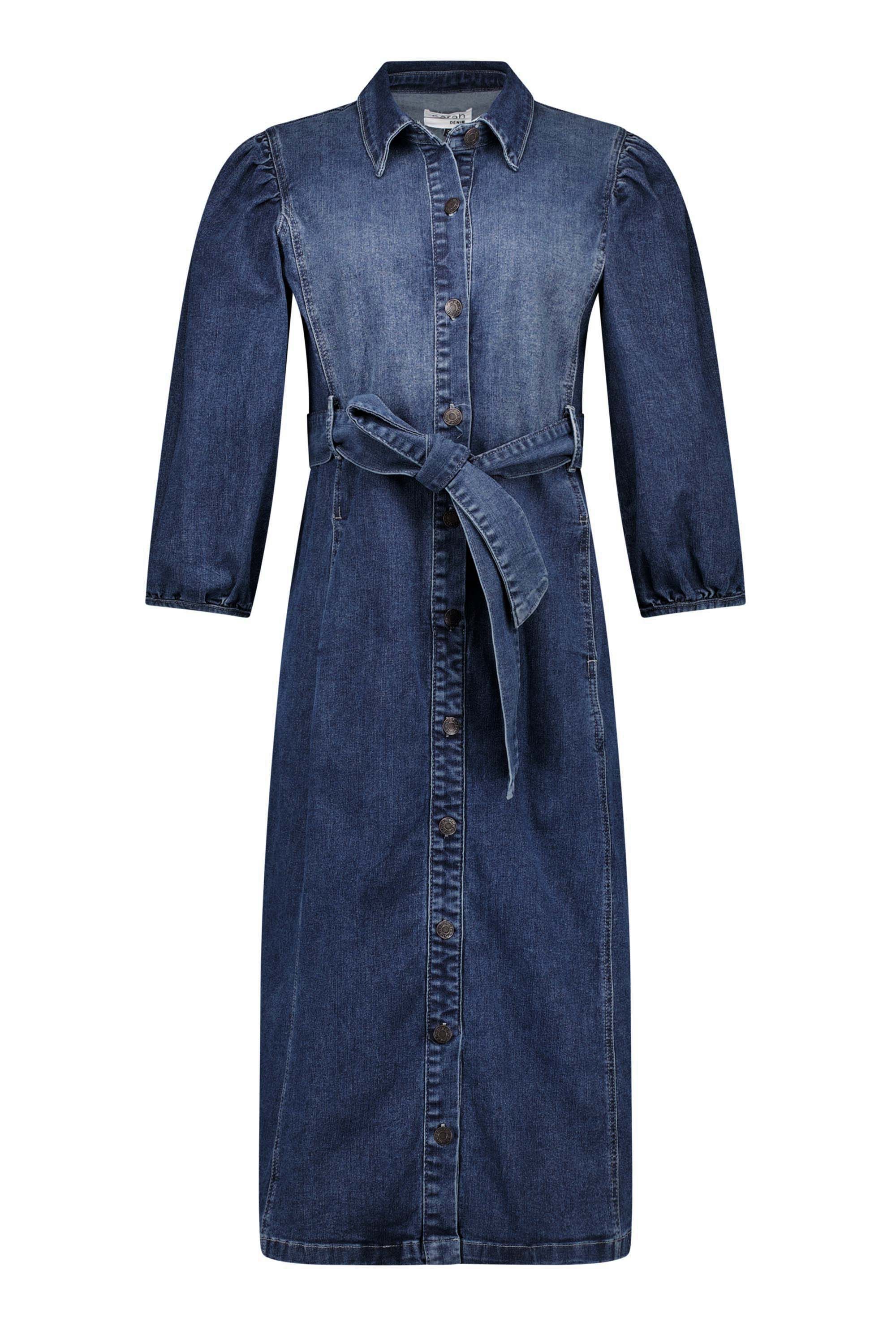 Norah Maxi denim jurk middenblauw mid denim 217586-479-40