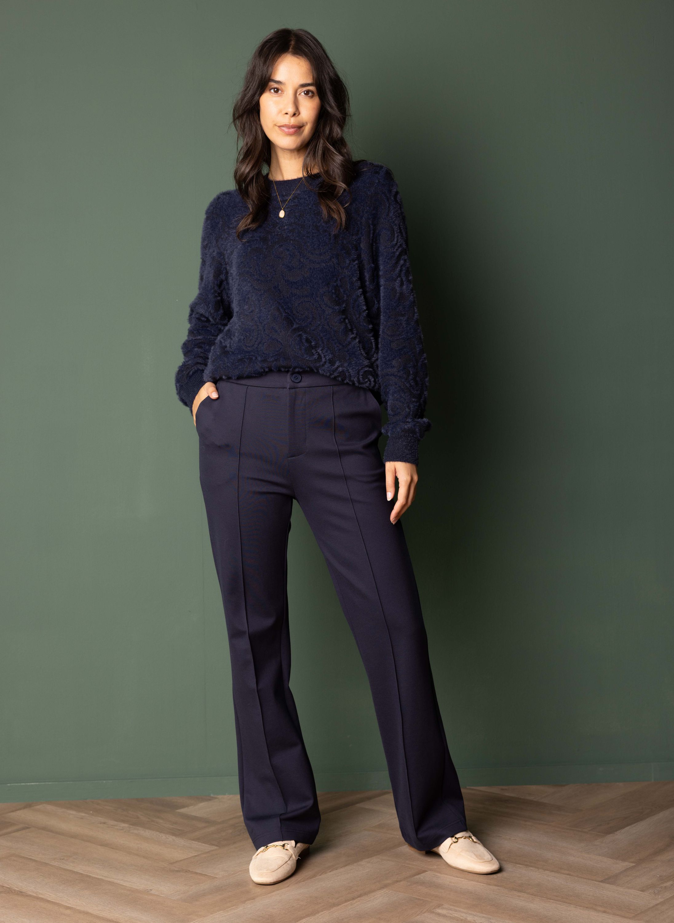 Norah Taylor broek donkerblauw | L32 dark blue 217594-499-38