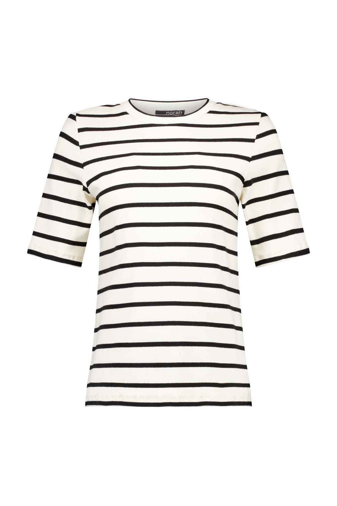 Norah Gestreept ecru/zwart shirt ecru/black 217596-170-36