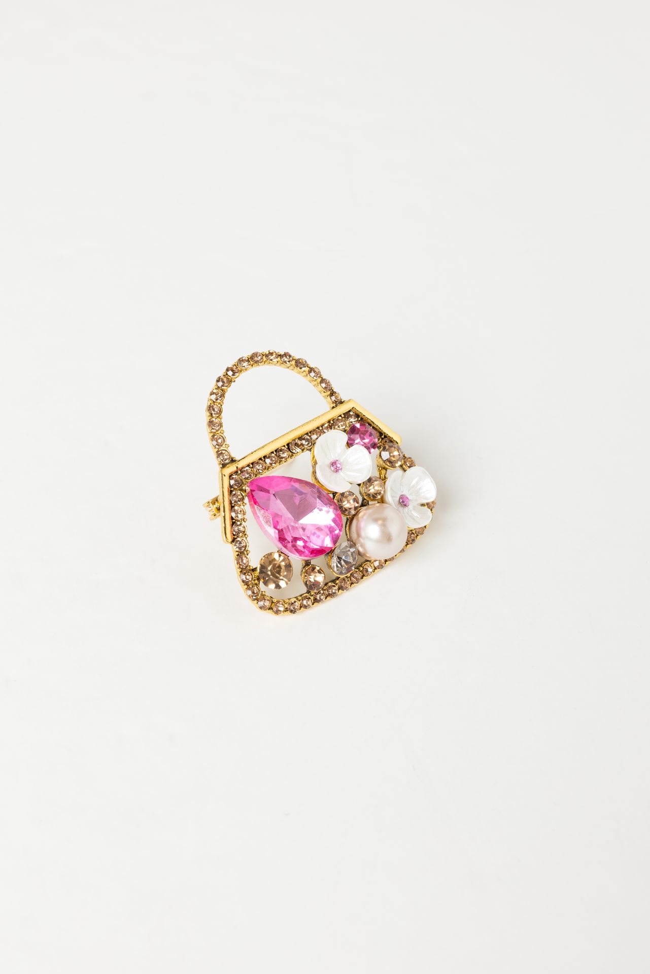 Norah Broche roze tasje gold multicolor 217601-198-ONE