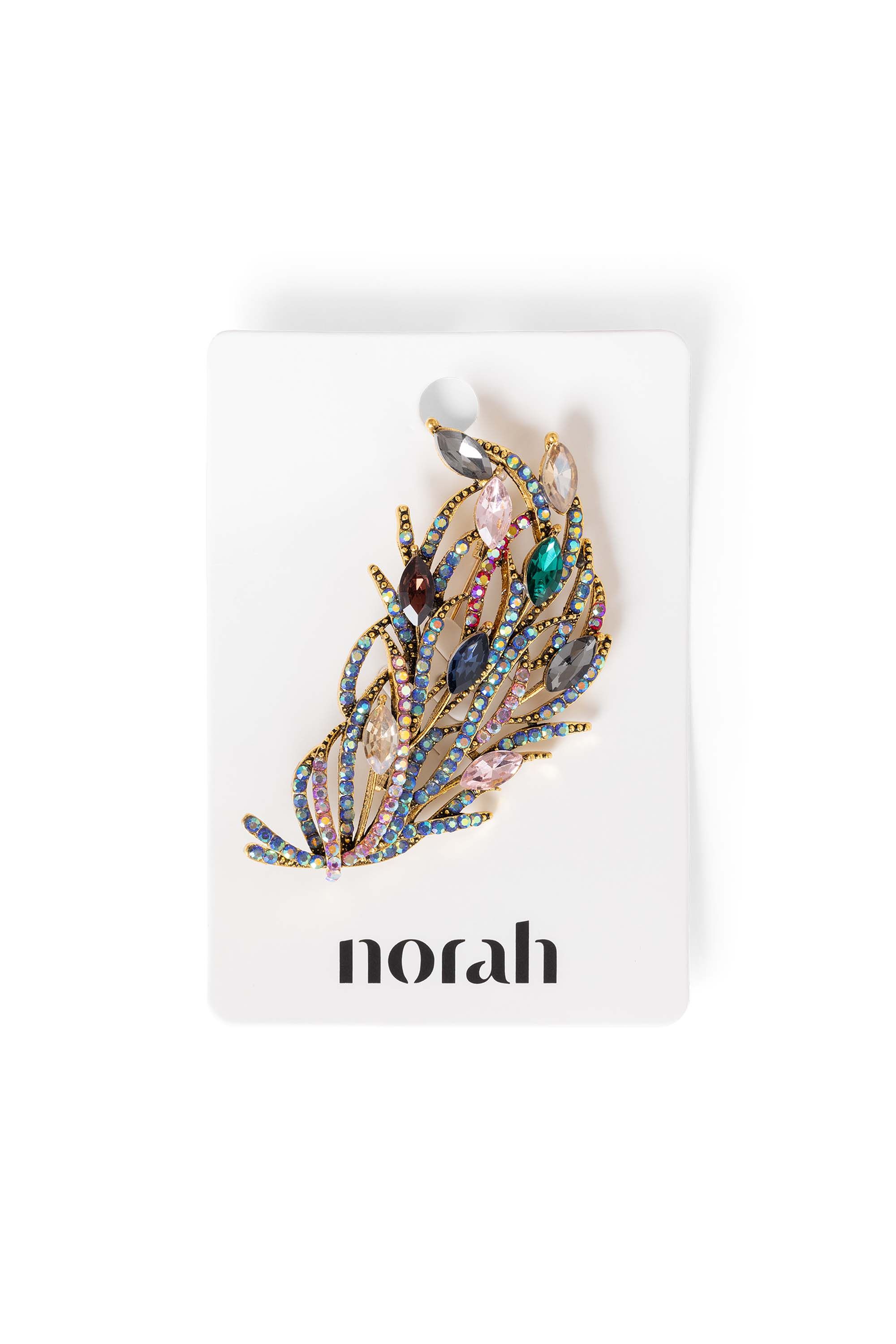 Norah Broche veer gold multicolor 217603-198-ONE