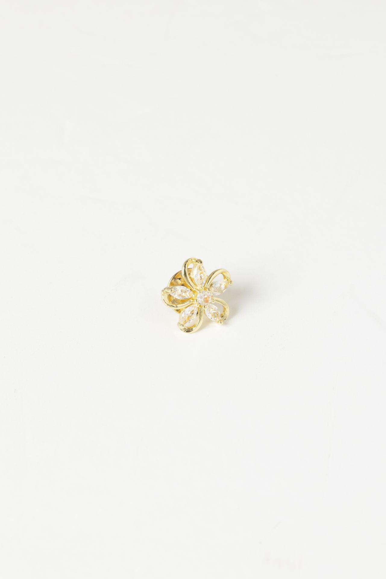 Norah Broche goudkleurige bloem gold multicolor 217605-198-ONE