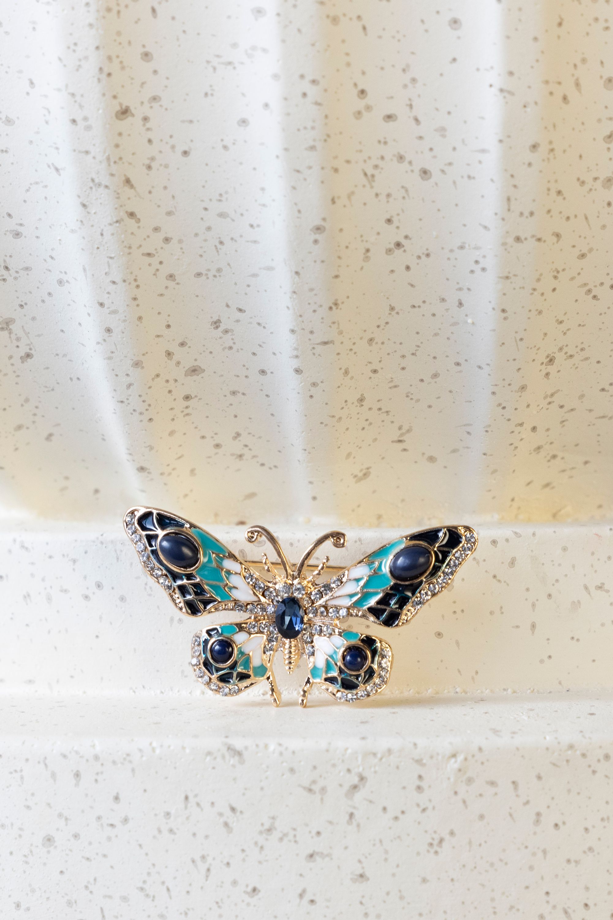 Norah Broche vlinder gold multicolor 217606-198-ONE