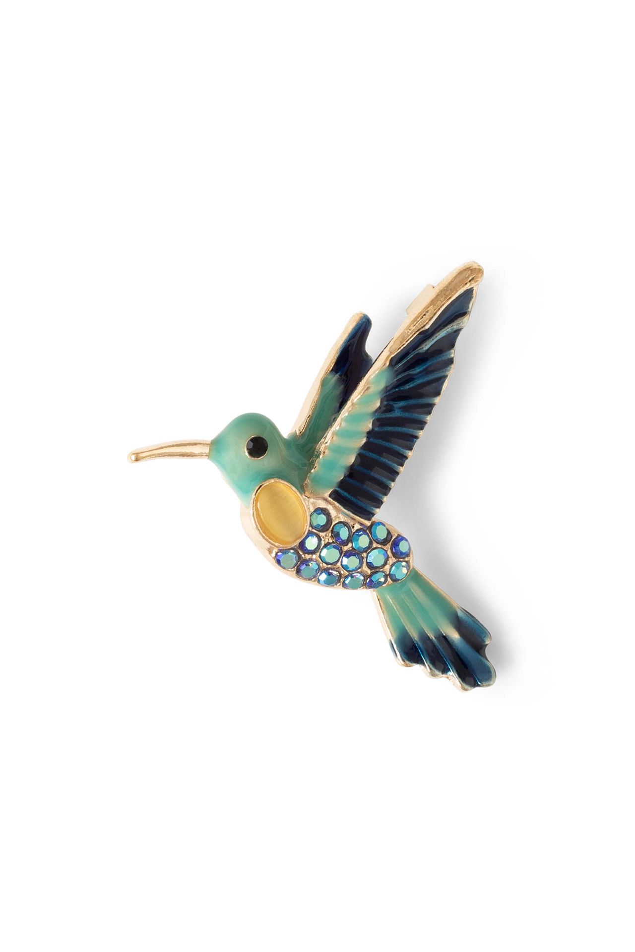 Norah Broche kolibrie gold multicolor 217607-198-ONE