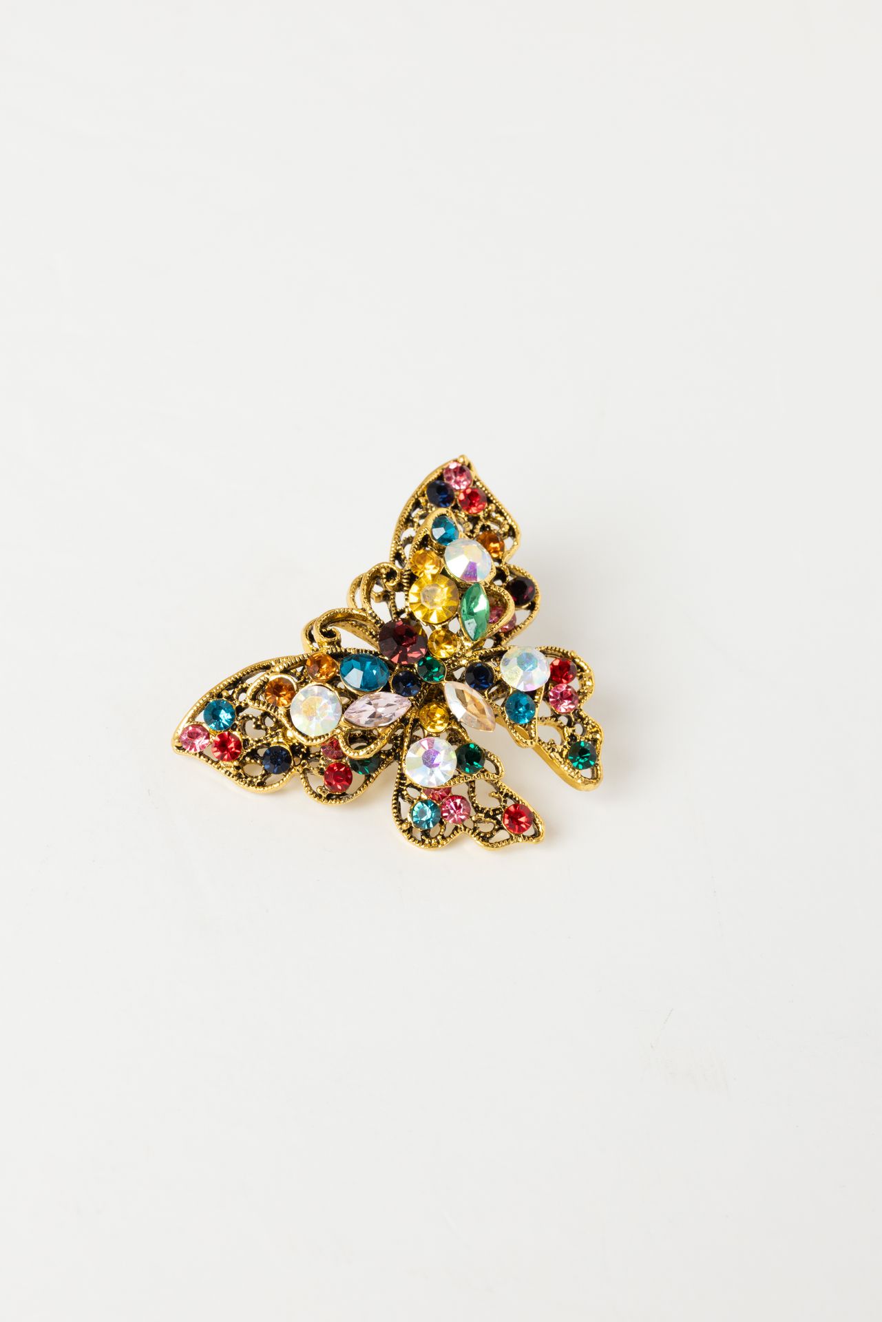 Norah Broche butterfly gold multicolor 217608-198-ONE