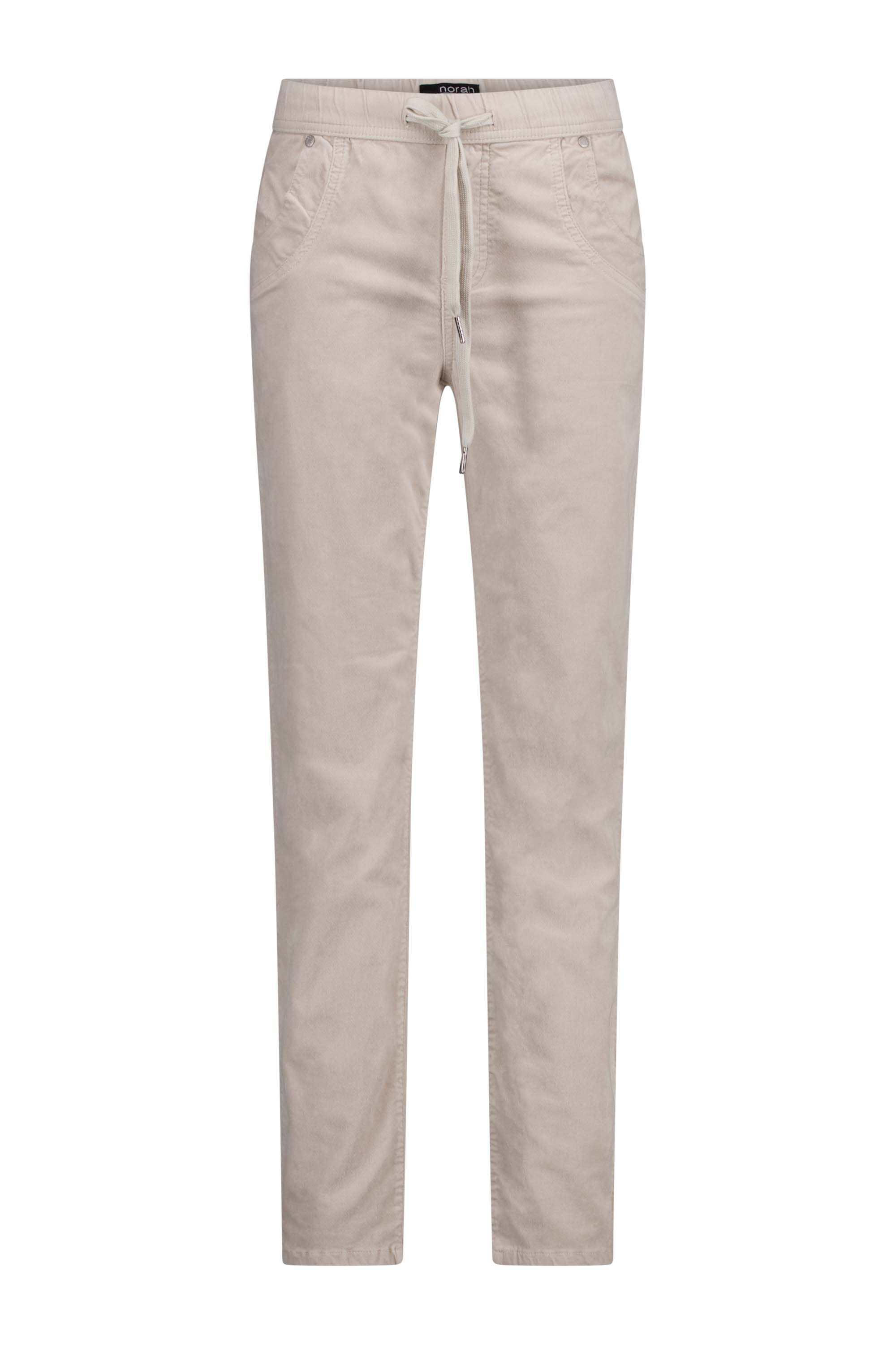 Norah Jady broek | Jogger | Lichtgrijs velvet | L30 kit 217614-117-34