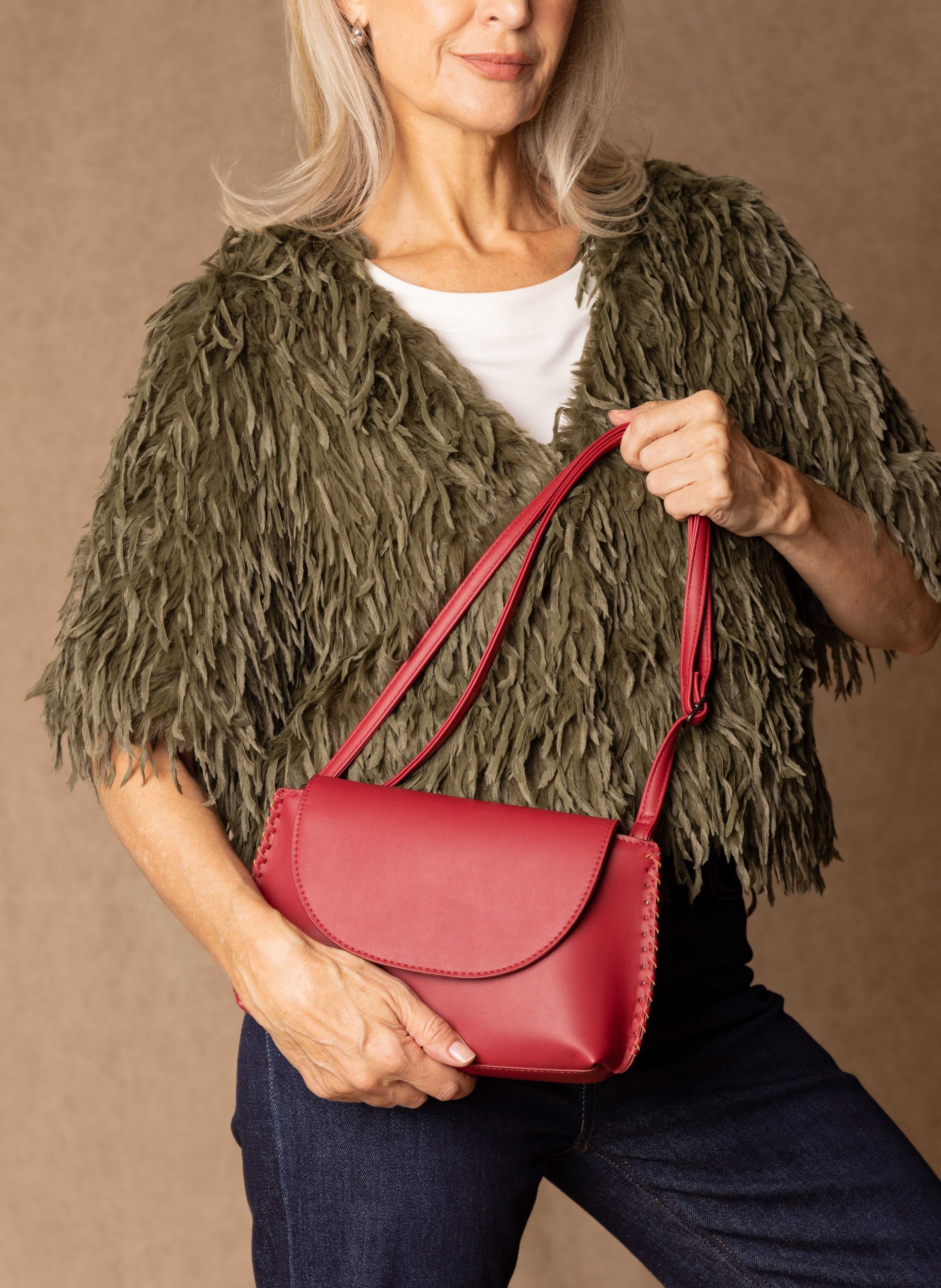 Norah Rode crossbody tas red 217625-600-ONE