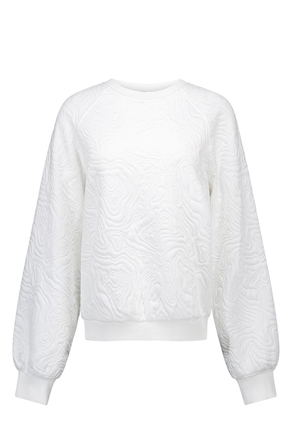 Norah Off-white sweater met structuur off-white 217632-101-40