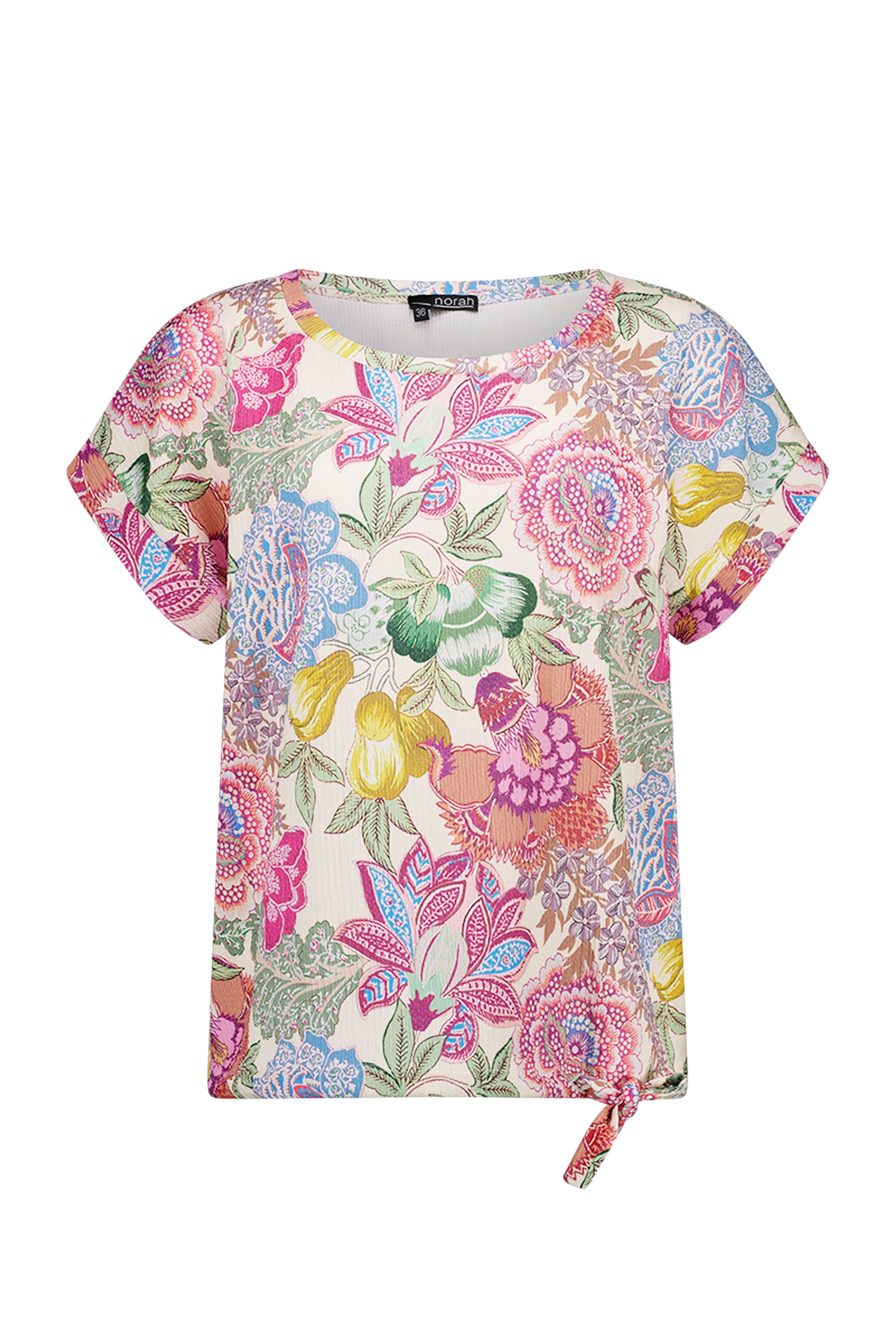 Norah Shirt met kleurrijke bloemen multicolor 217645-002-46