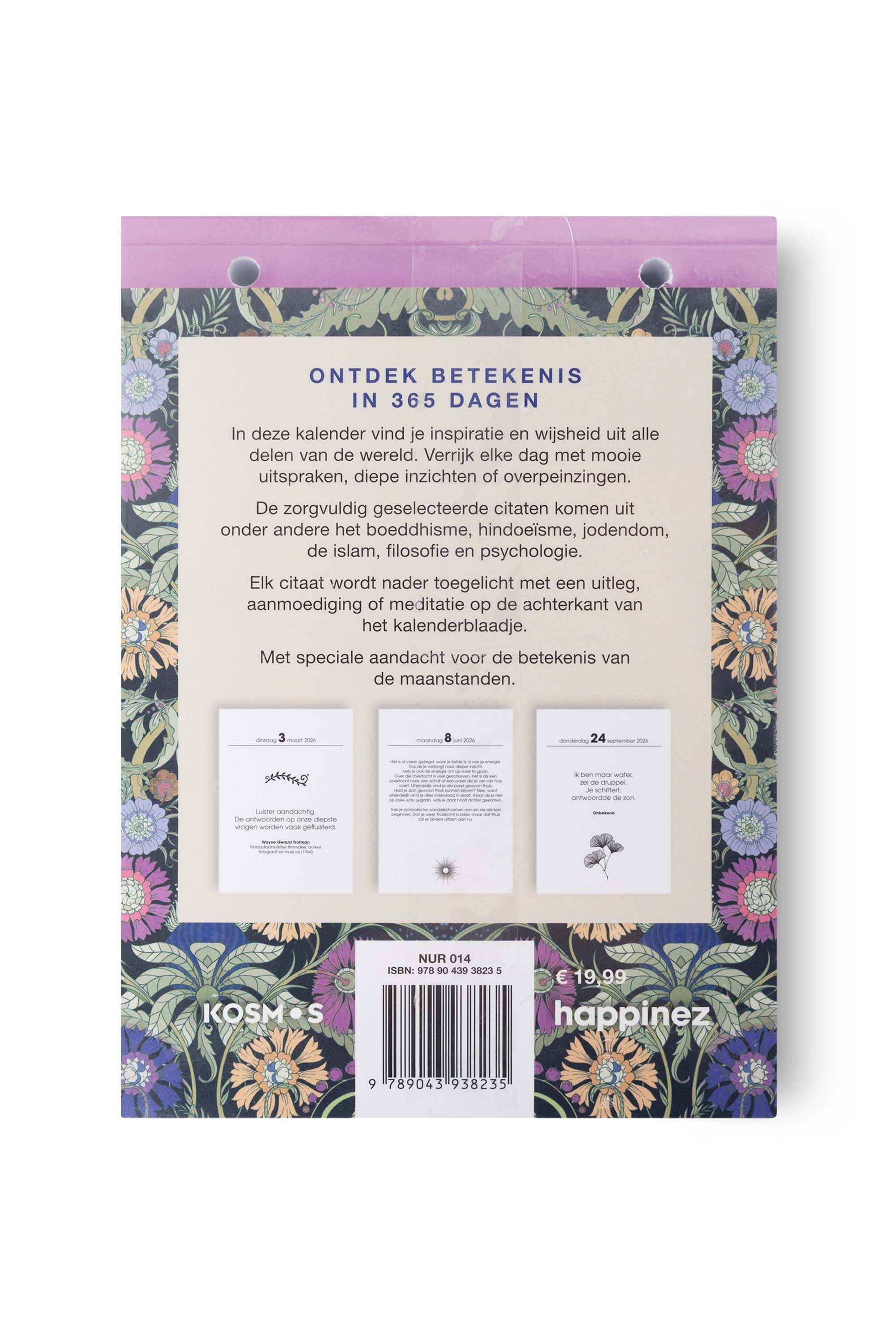 Norah Boek | Happinez Scheurkalender 2026 white 217658-100-ONE