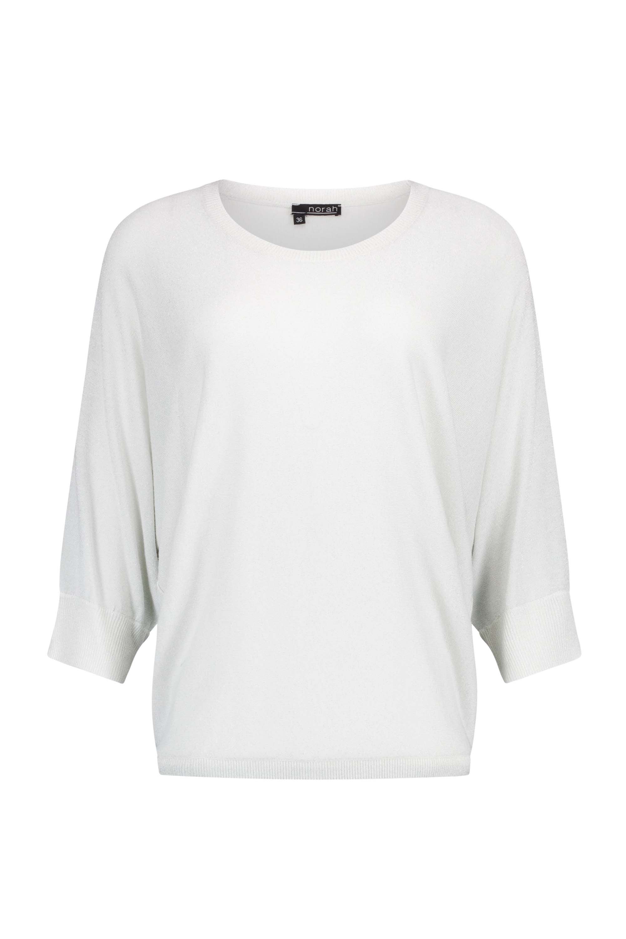 Norah Zilverkleurig shirt met glans silver 217673-099-36
