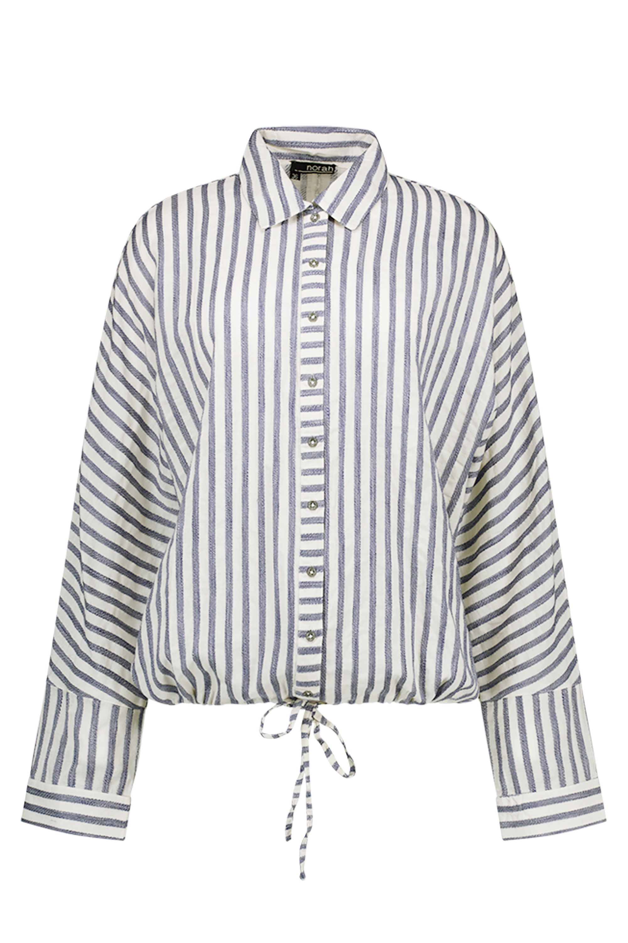 Norah Ecru/blauw gestreepte blouse blue/ecru 217676-441-34