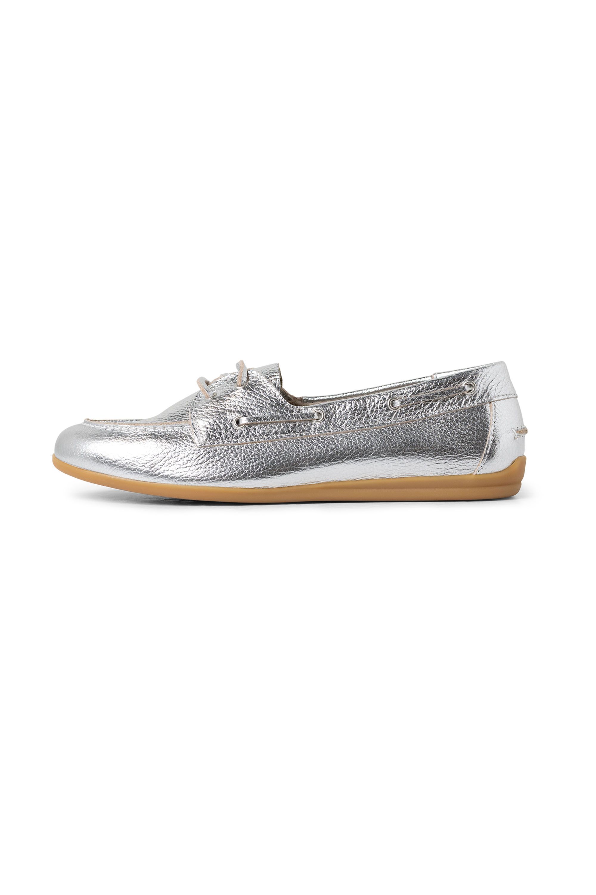 Norah Zilverkleurige bootschoen silver 217689-099-41