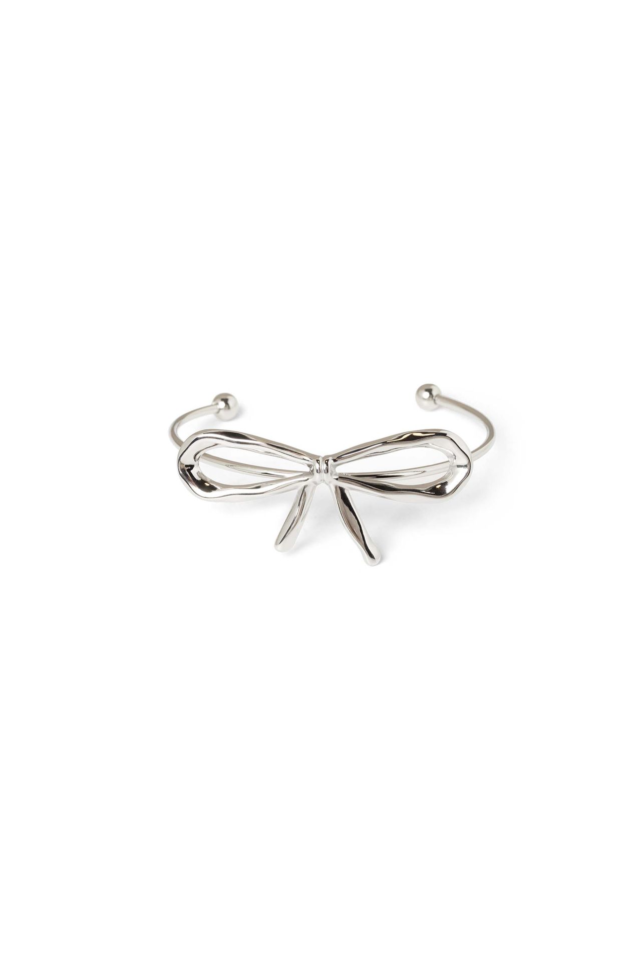 Norah Zilverkleurige armband met strik silver 217694-099-ONE