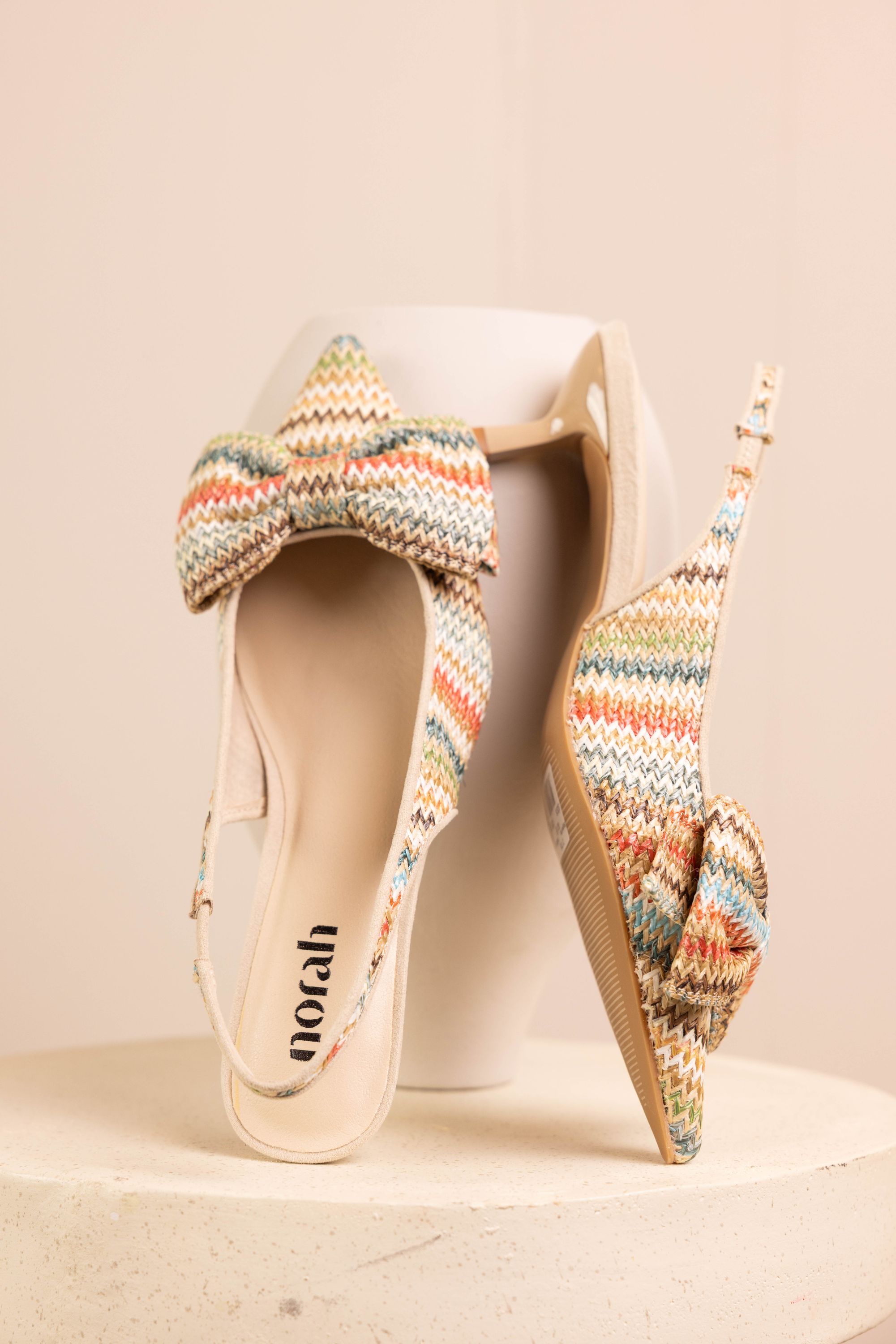 Norah Beige slingback Ibiza multicolor 217705-002-42