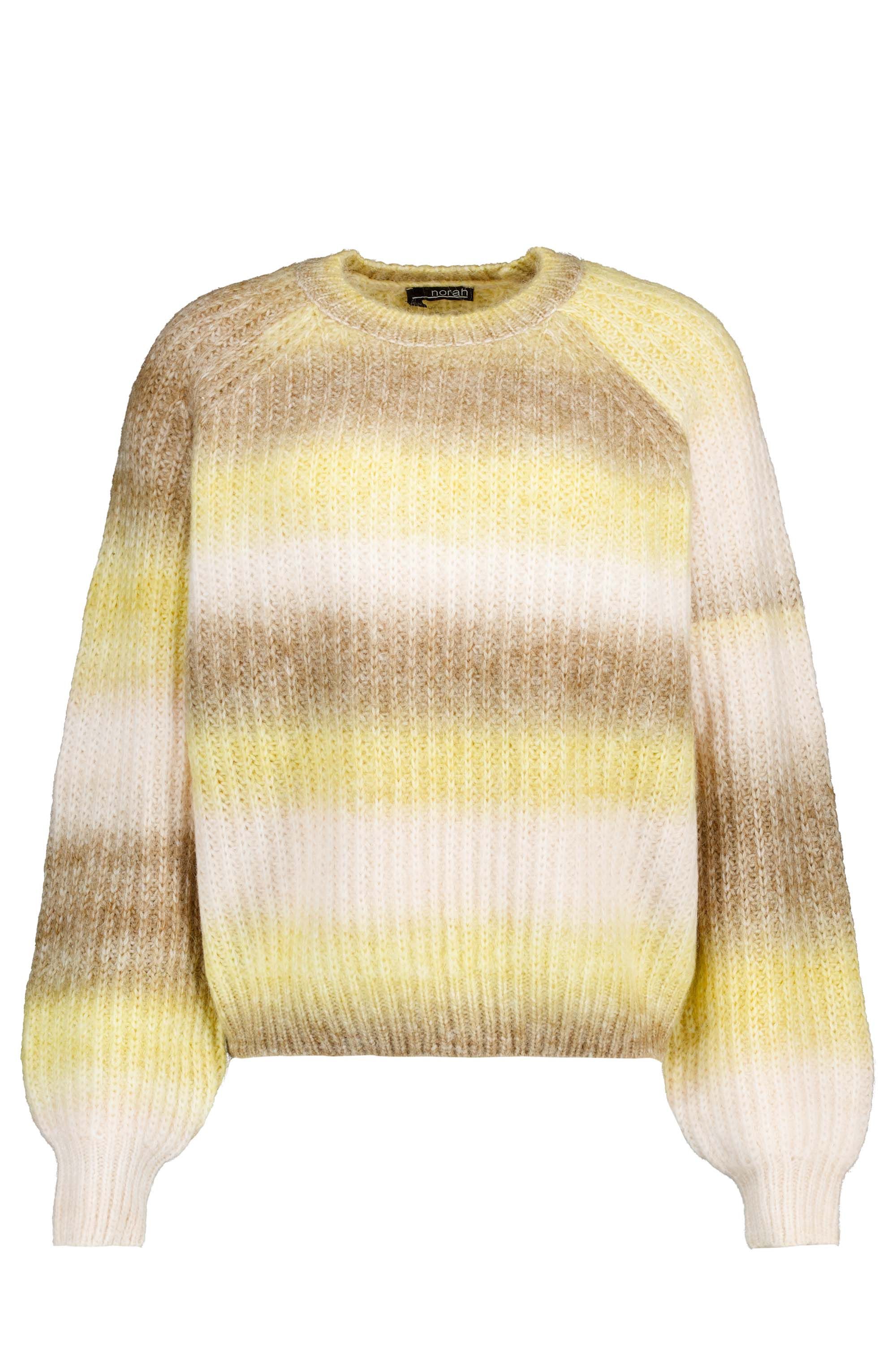 Norah Gebreide tui met gekleurde strepen green multicolor 217739-520-48