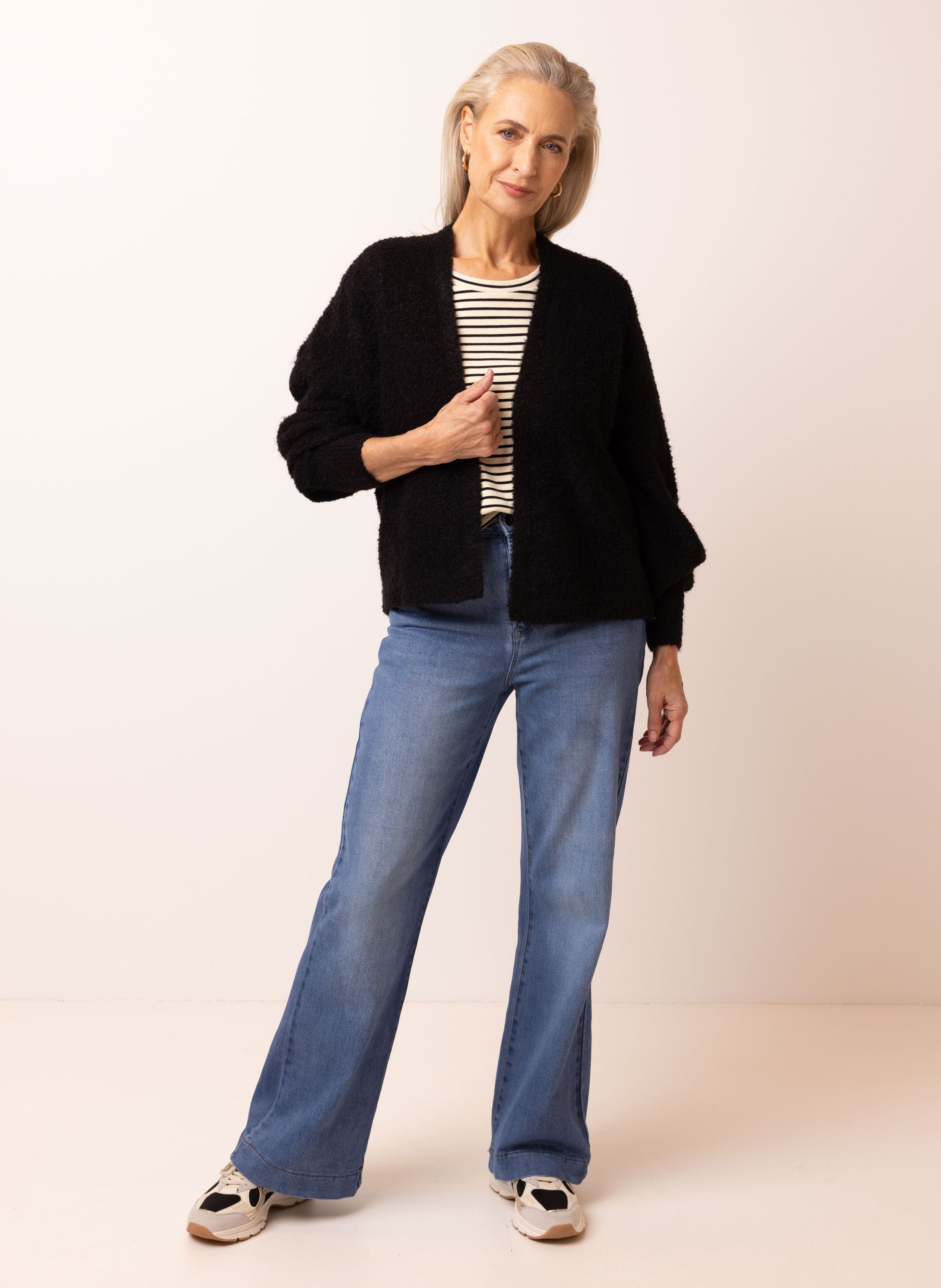Norah Zwart zacht vest black 217740-001-44