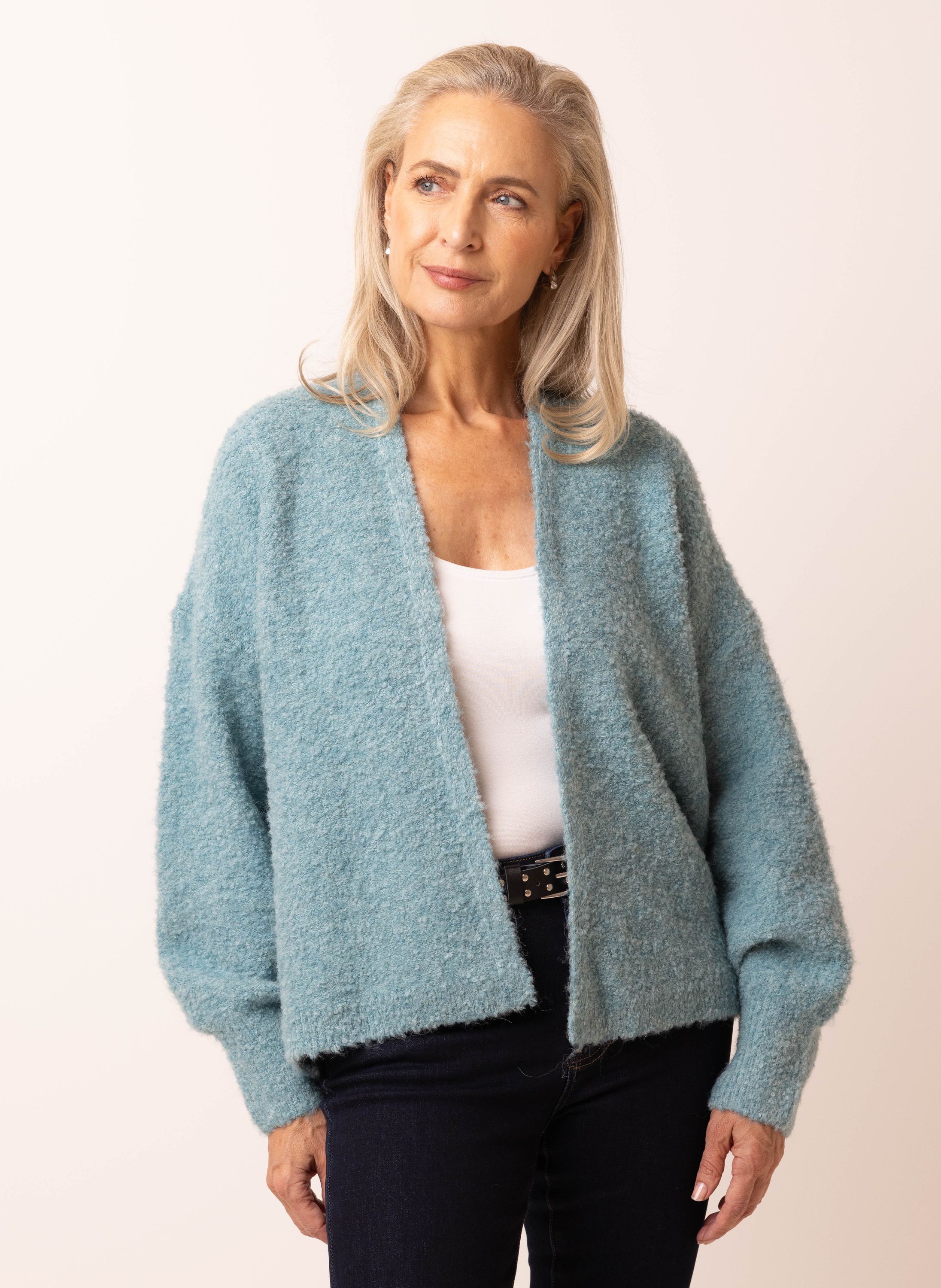 Norah Lichtblauw zacht vest light blue 217740-401-46