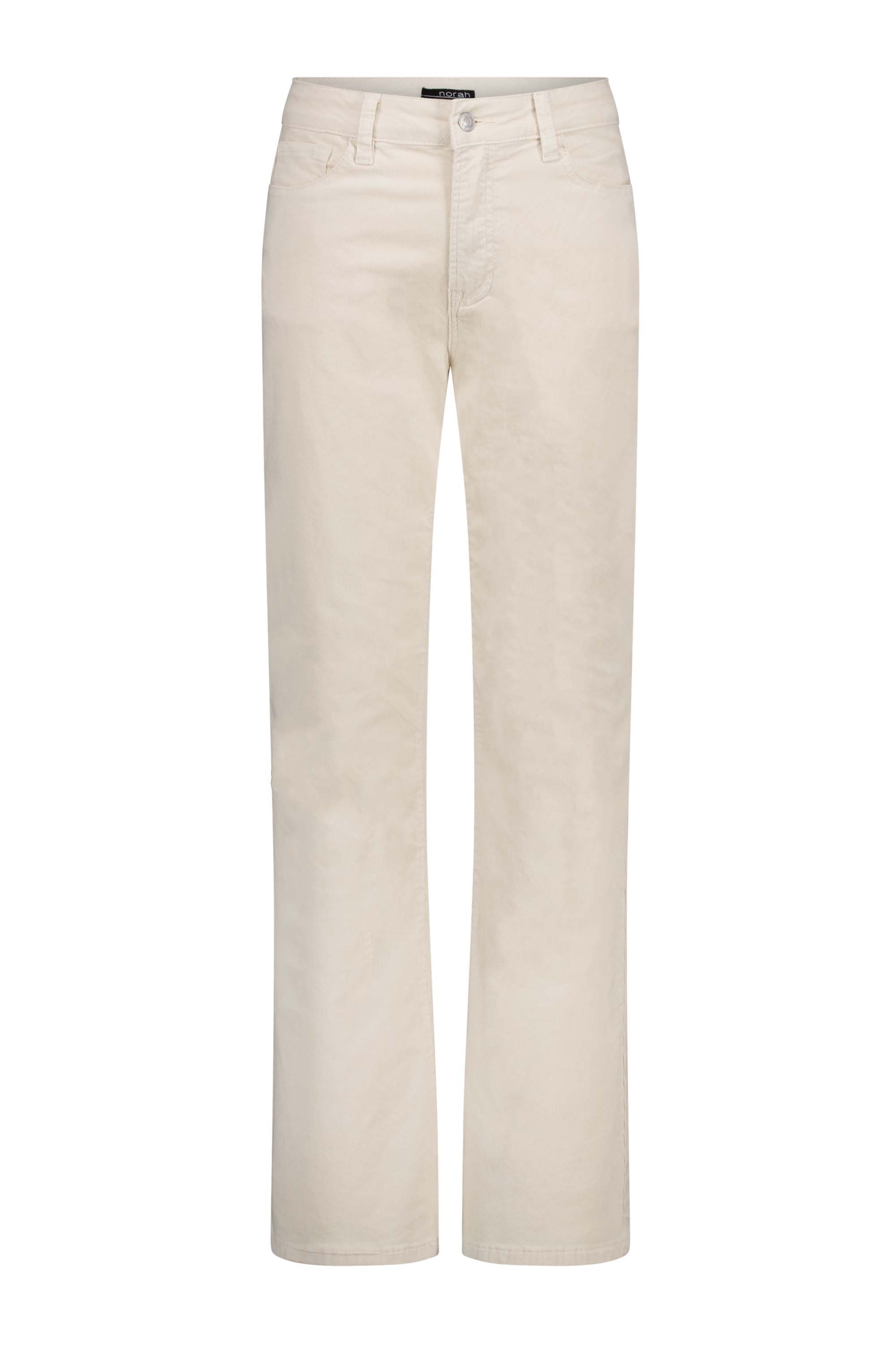 Norah Flora jeans | Flared | Ecru | Velvet | L34 kit 217754-117-34