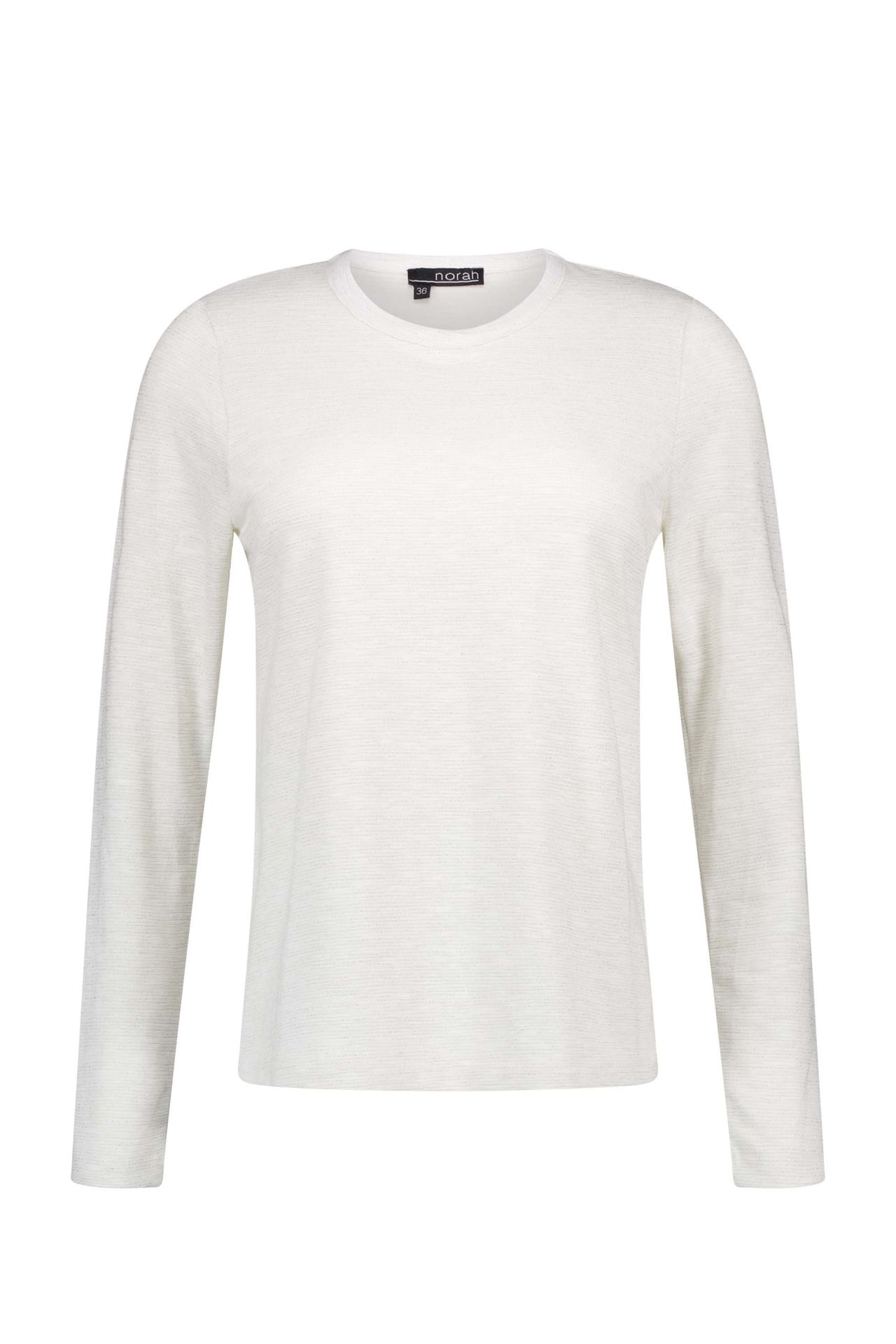 Norah Off-white trui met subtiele strepen off-white 217789-101-44