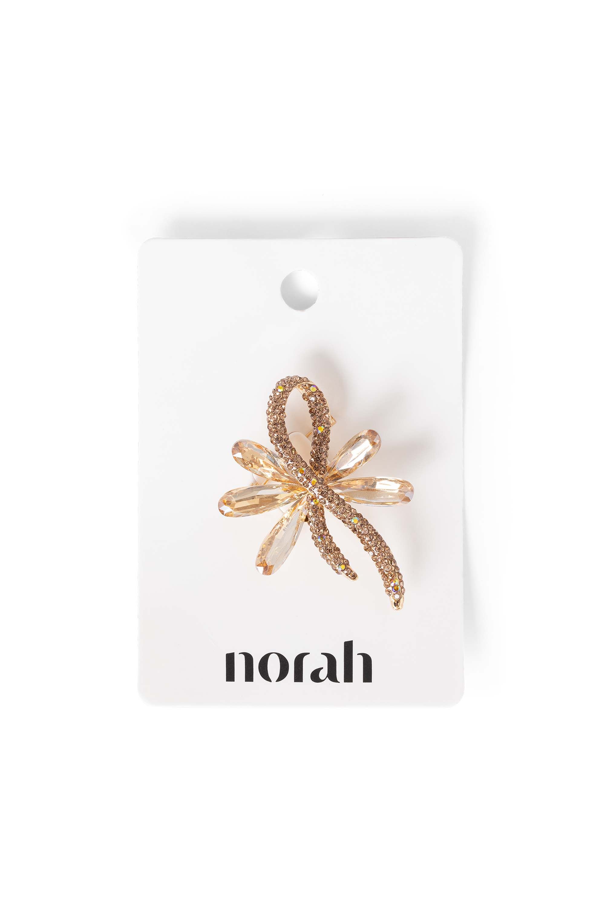 Norah Broche bronze steentjes gold multicolor 217801-198-ONE