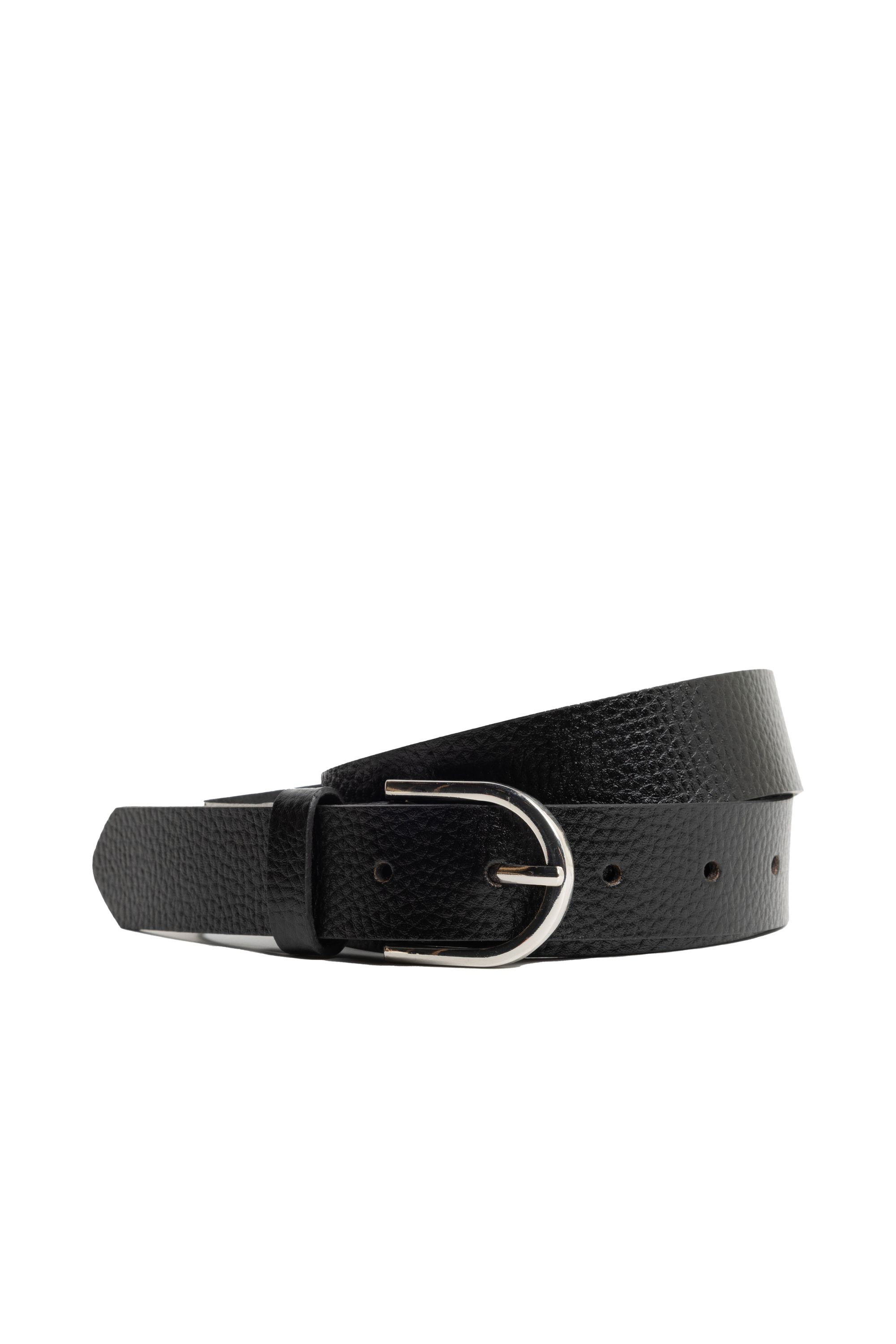 Norah Zwarte leren riem black 217838-001
