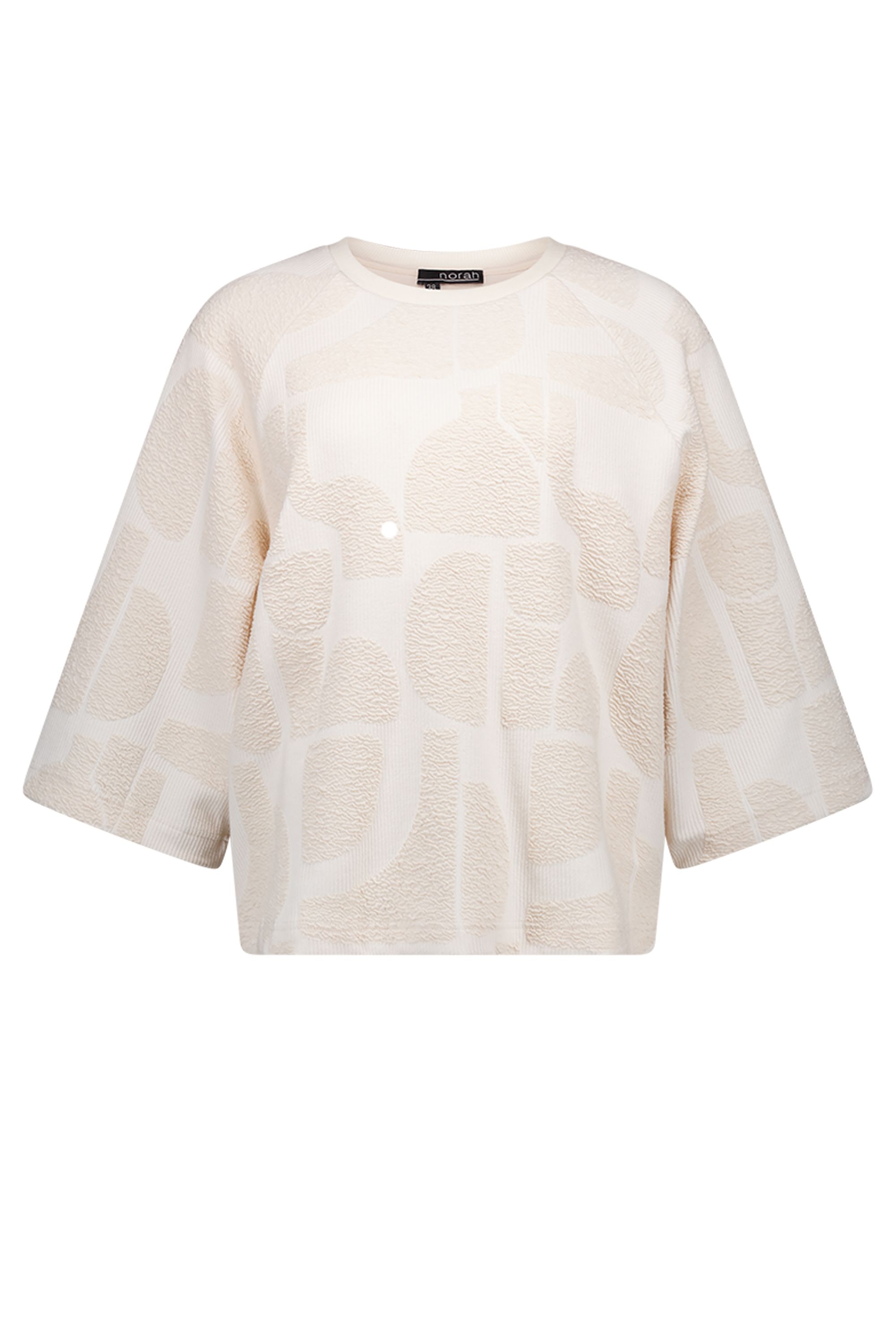 Norah Ecru sweater met structuurpatroon ecru 217863-102-48