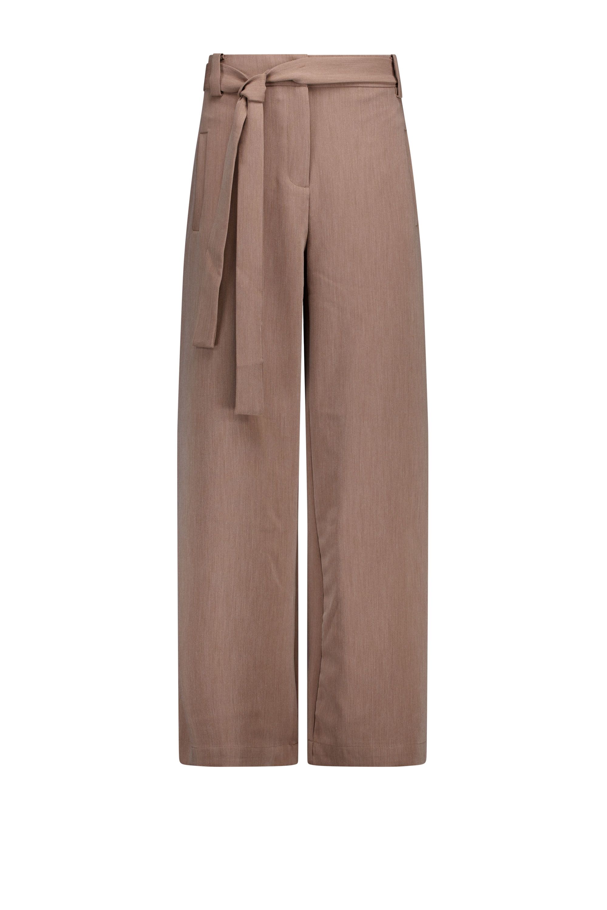 Norah Wide fit broek | Taupe light taupe 217881-211