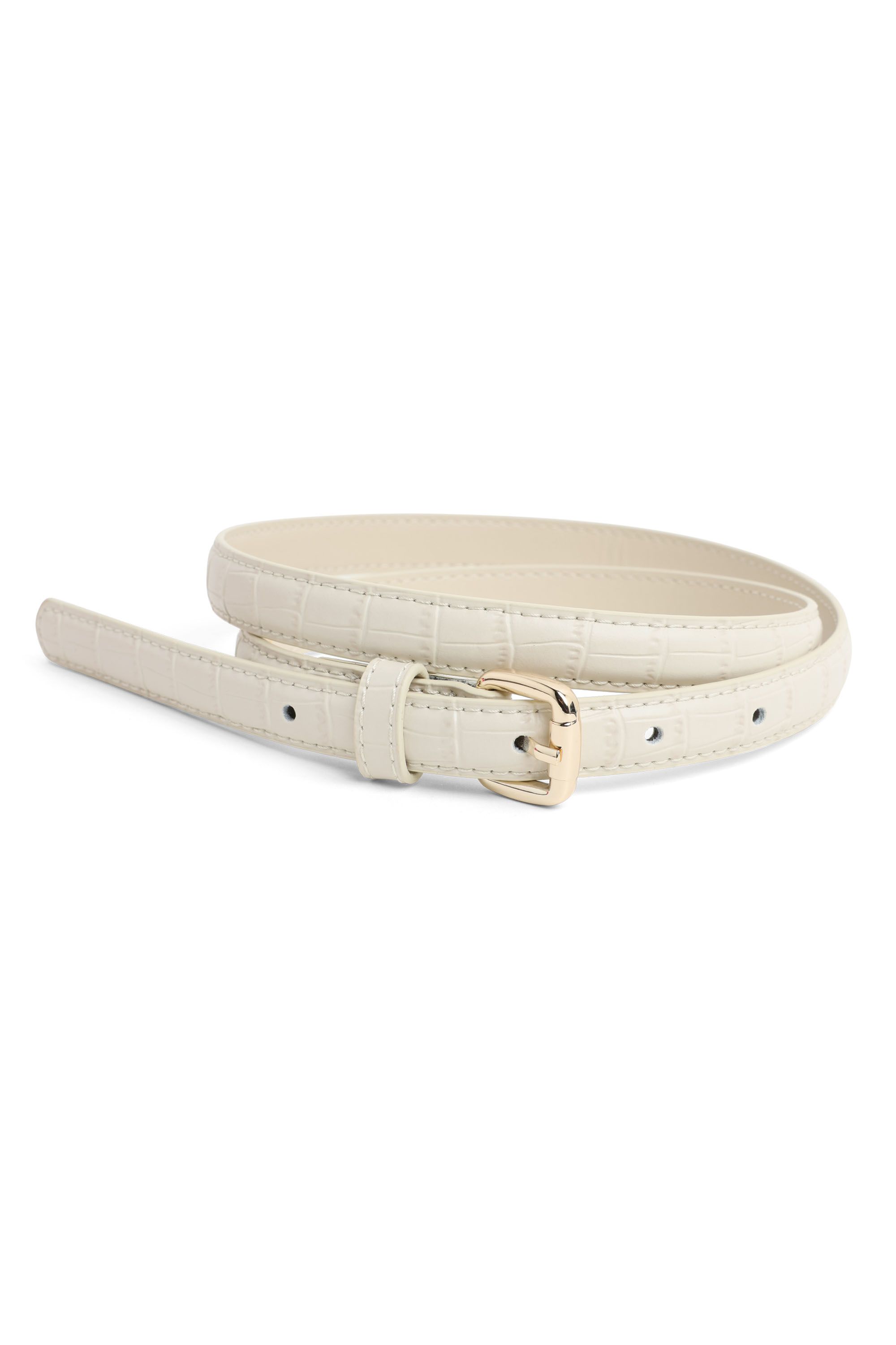 Norah Off-white leren riem off-white 217932-101-M