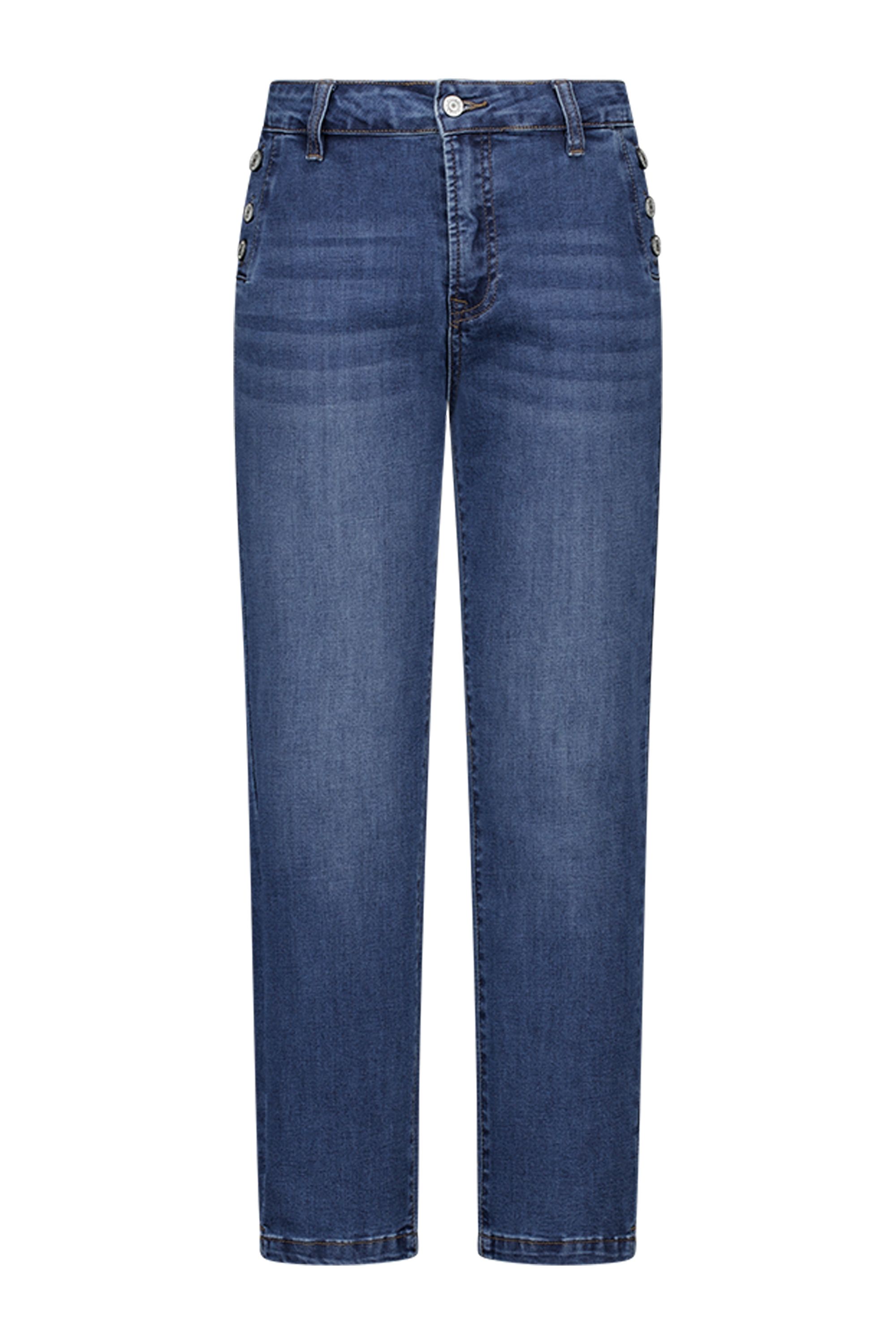 Norah Slim jeans | Blauw | Cropped mid denim 217978-479-38