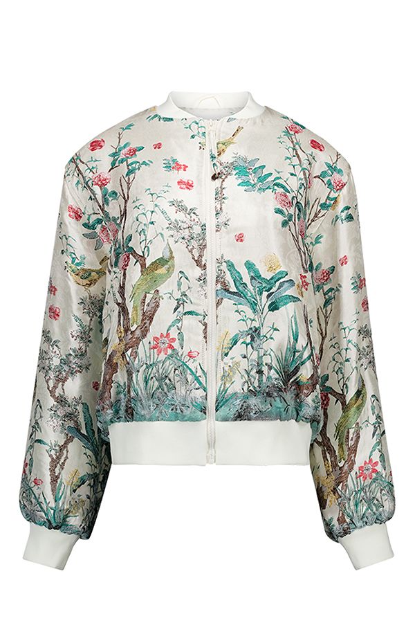 Norah Bomberjas met botanische print multicolor 217982-002-34