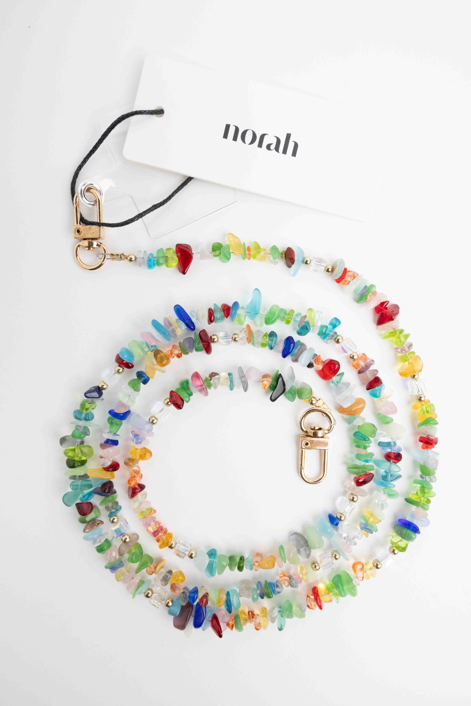 Norah Telefoonkoord met kleurrijke kralen multicolor 217991-002-ONE