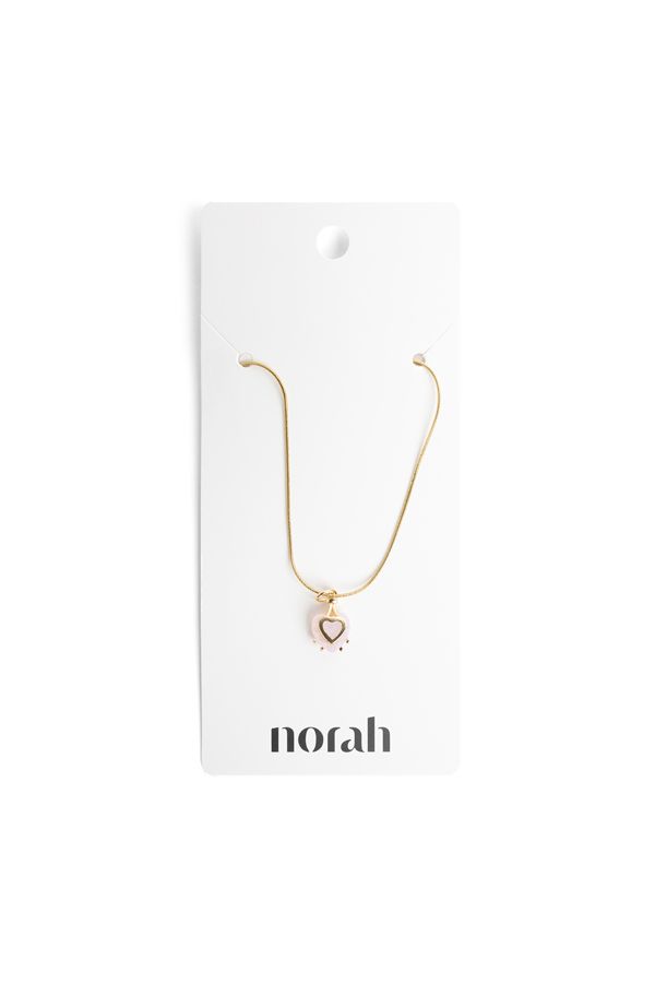 Norah Goudkleurige ketting met hartje gold multicolor 218018-198-ONE