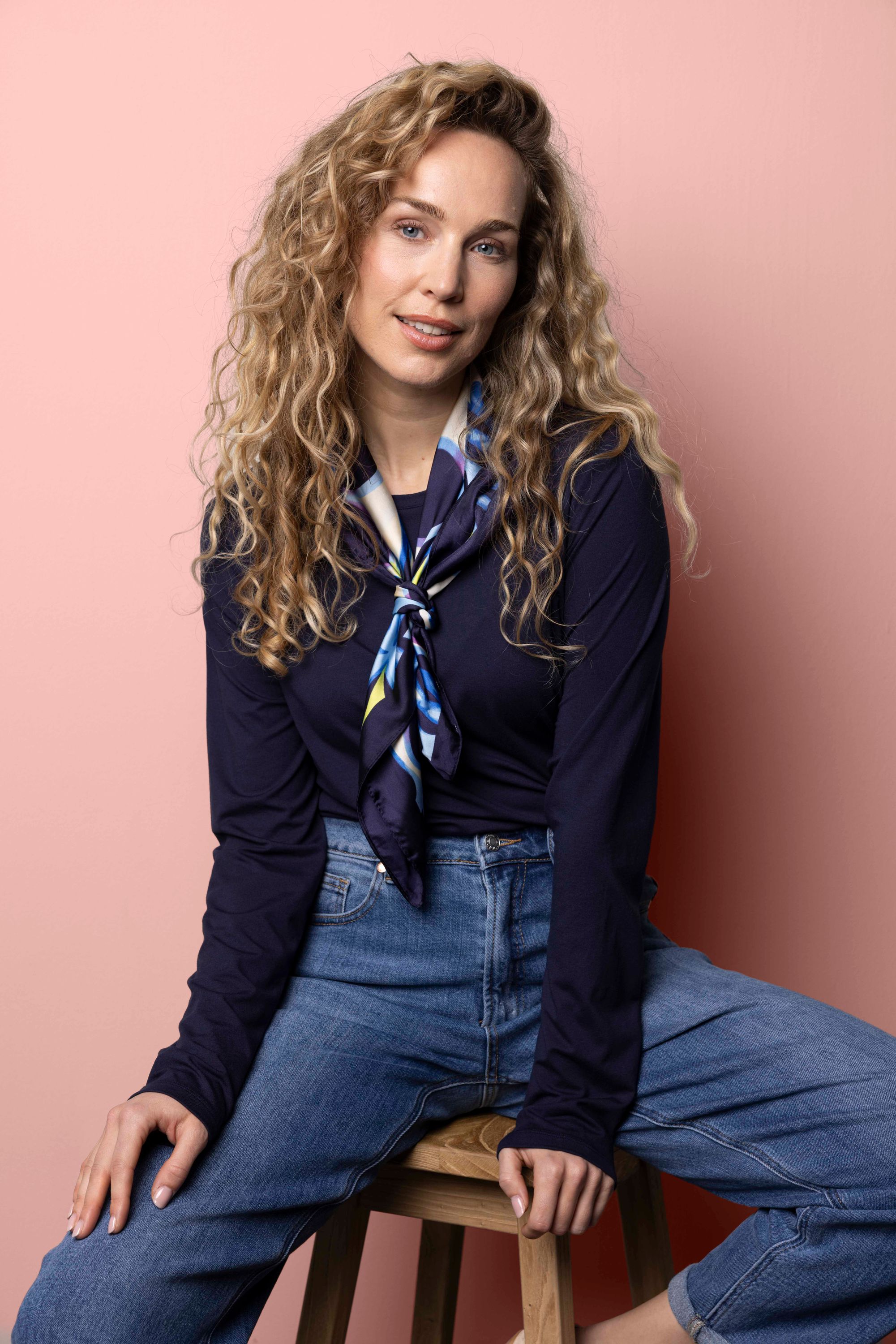 Maya shirt donkerblauw