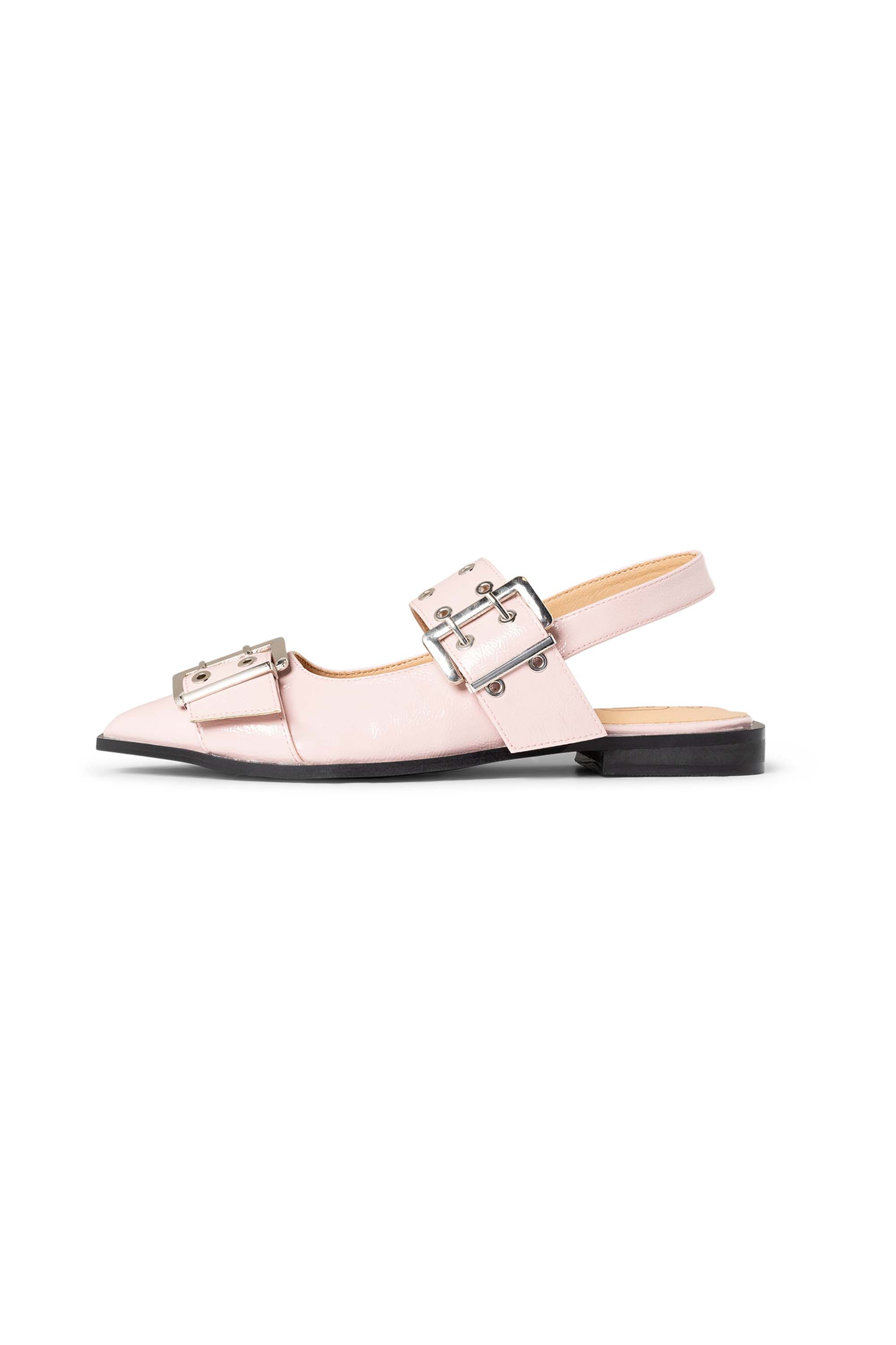 Norah Lichtroze slingback met gespsluiting old pink 218050-981-42
