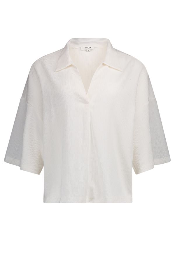 Norah Off-white blouse met klassieke kraag off-white 218091-101-34