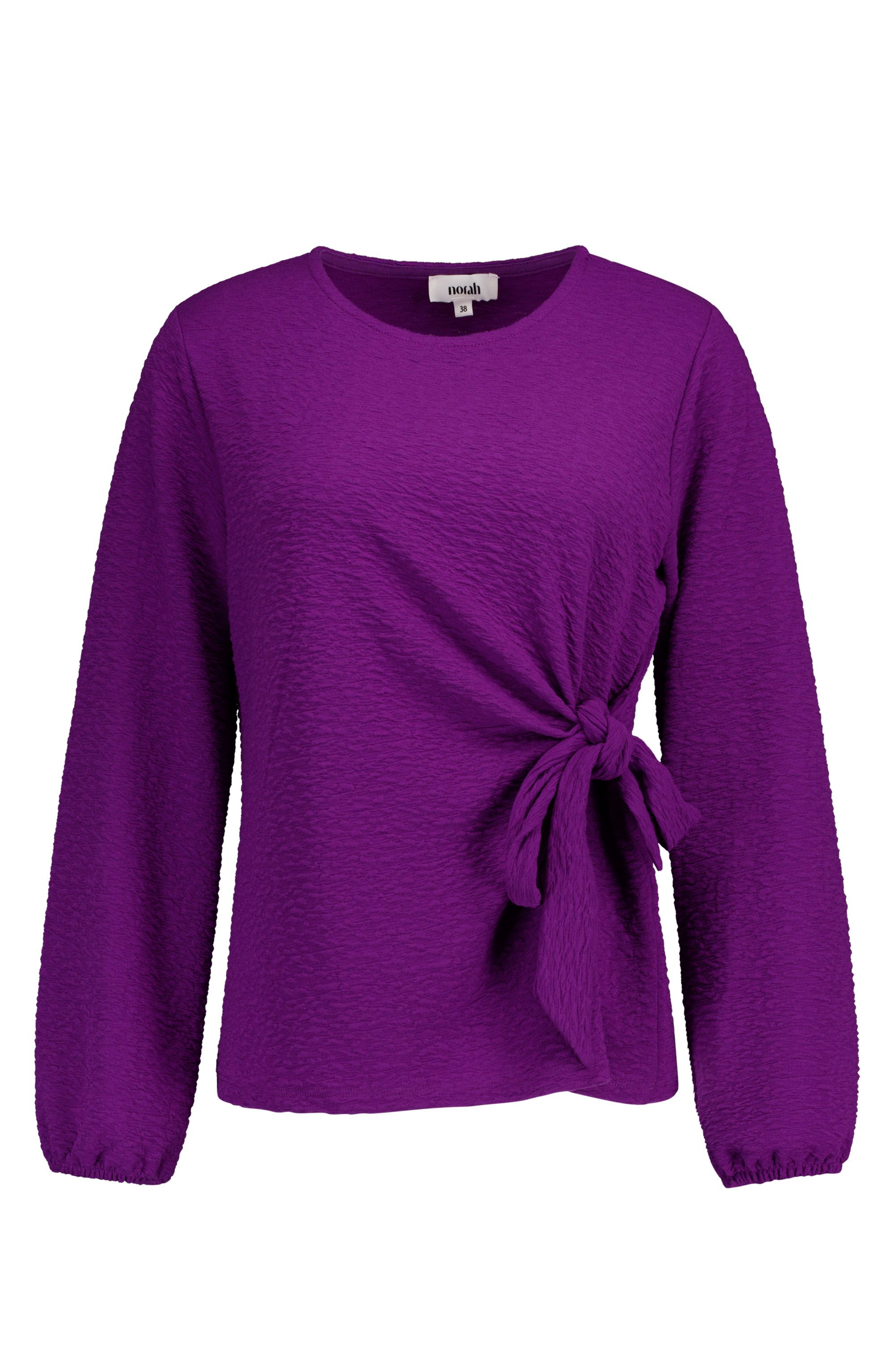 Norah Paarse top met knoopdetail purple 218092-800