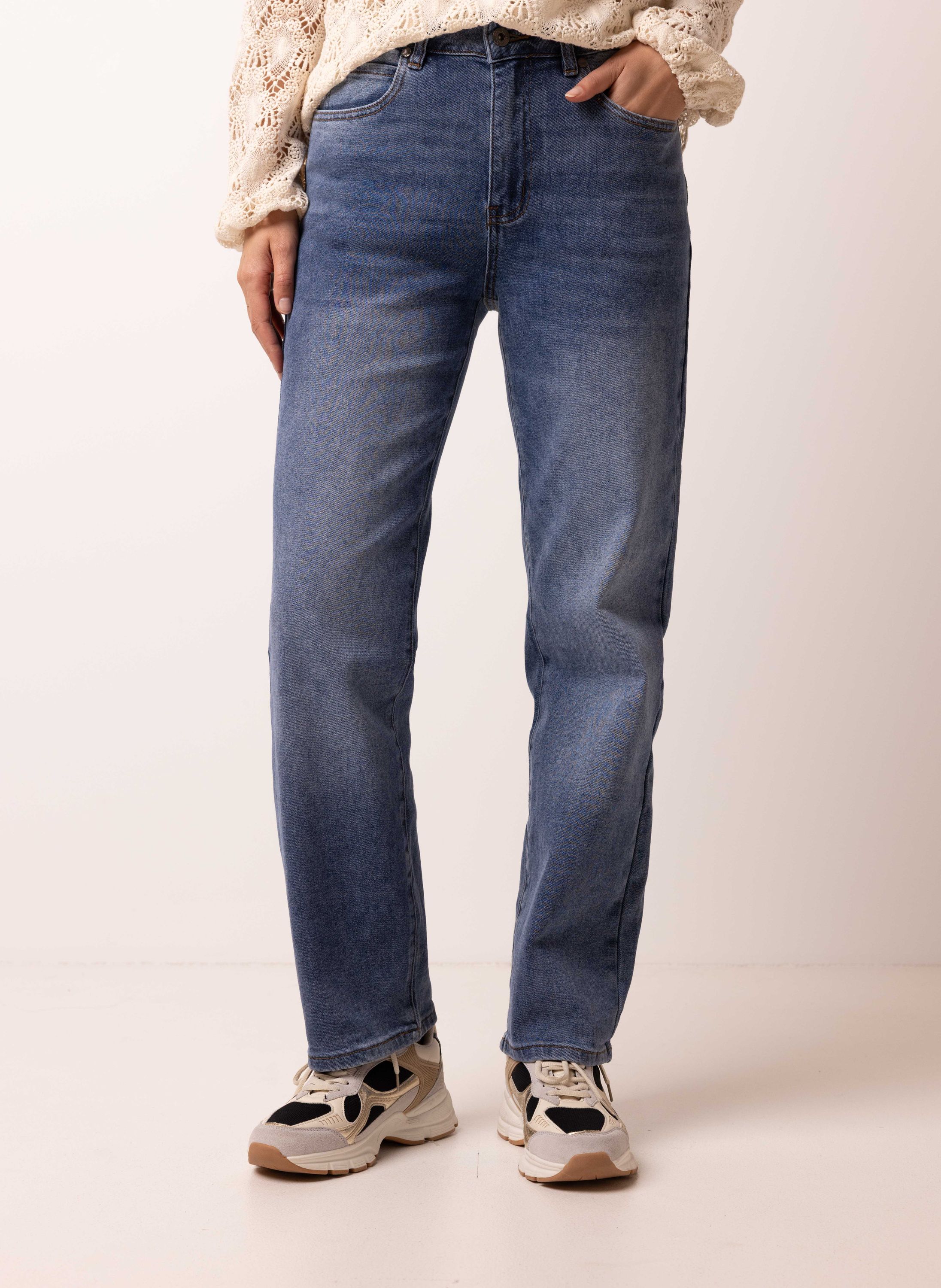 Norah Sue jeans | Slim | Middenblauw | L30 mid denim 218110-479-34