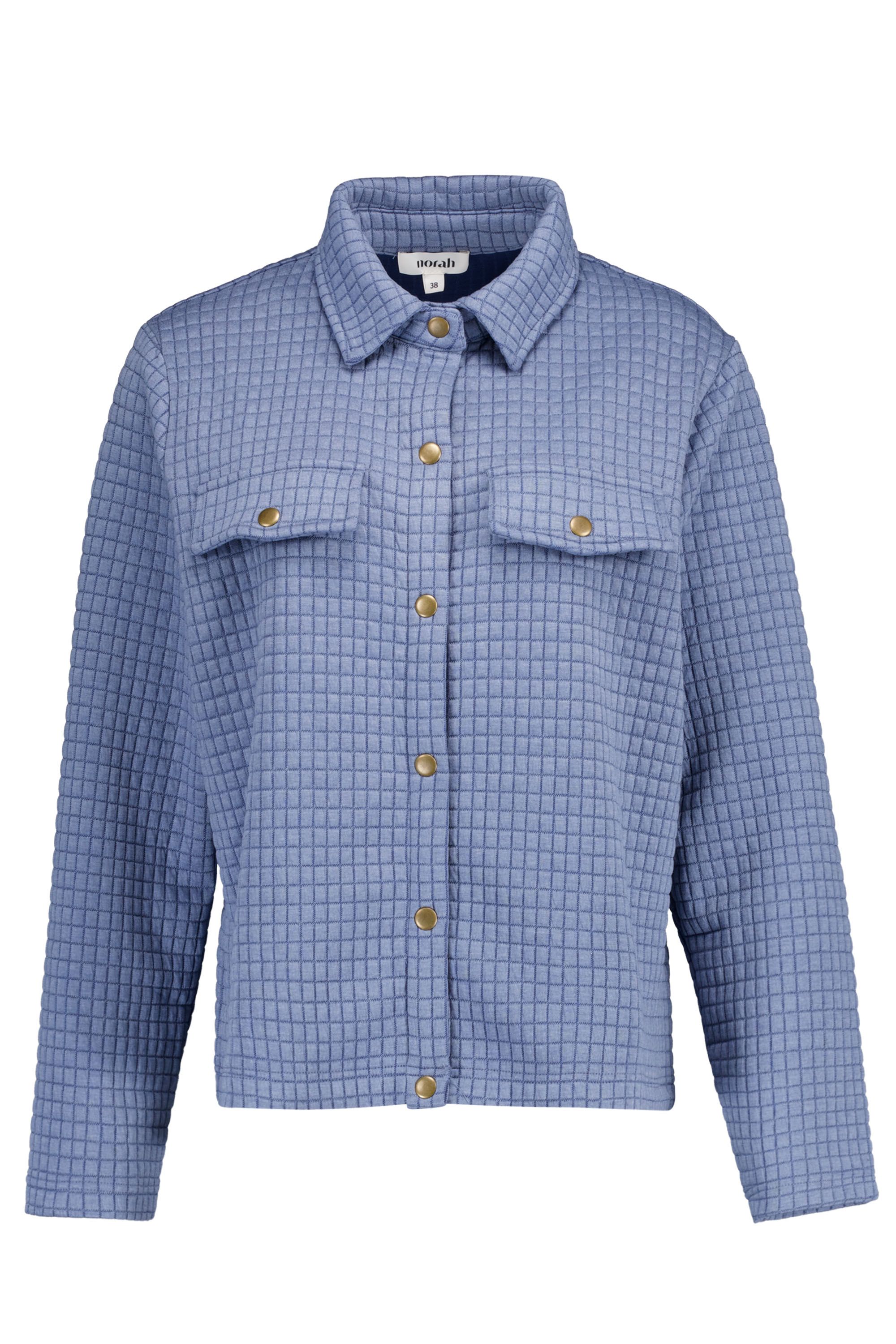 Blauw jasje met structuur