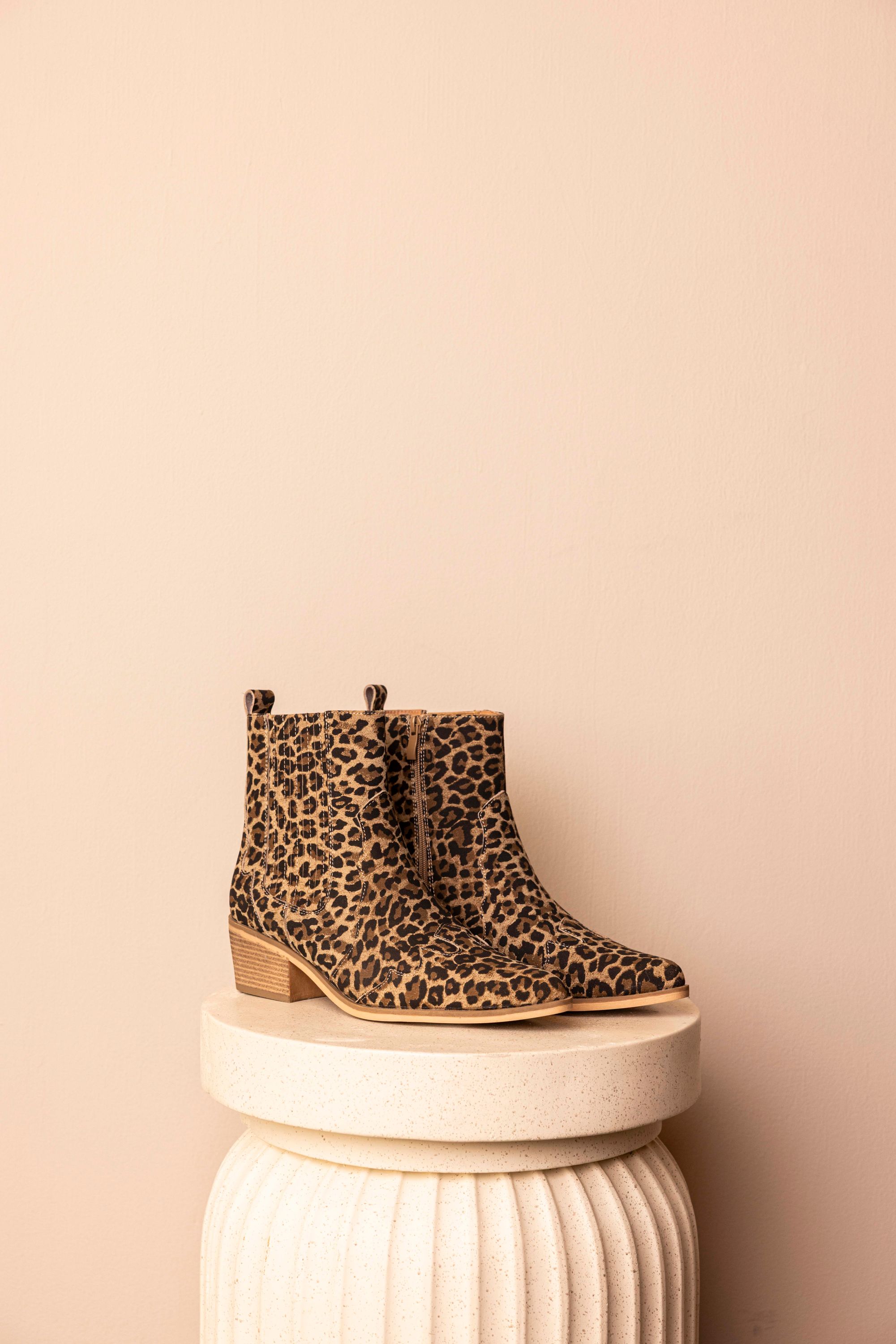 Norah Enkellaars met panterprint black/brown 218128-032-39