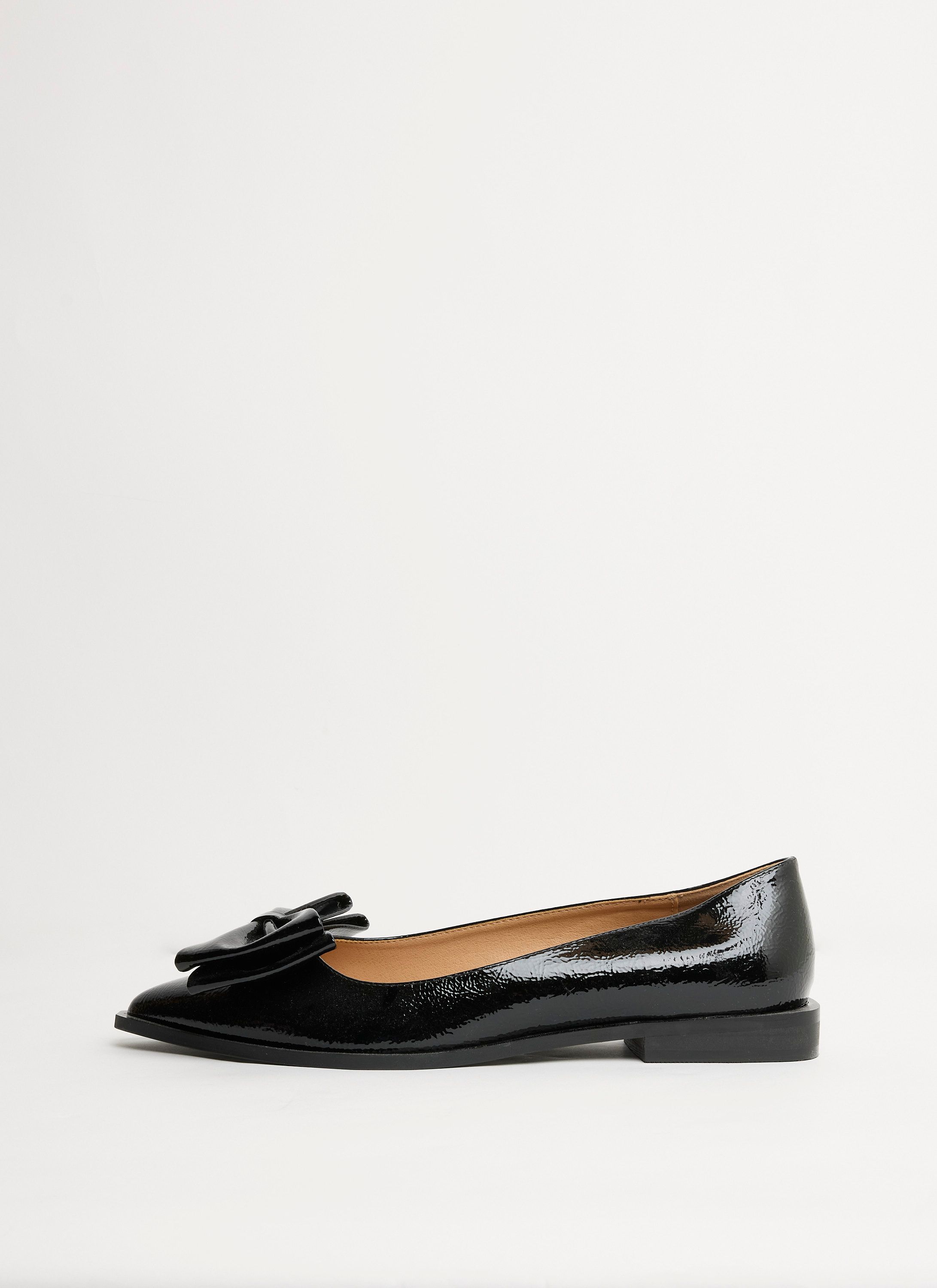 Norah Zwarte ballerina met strik black 218134-001