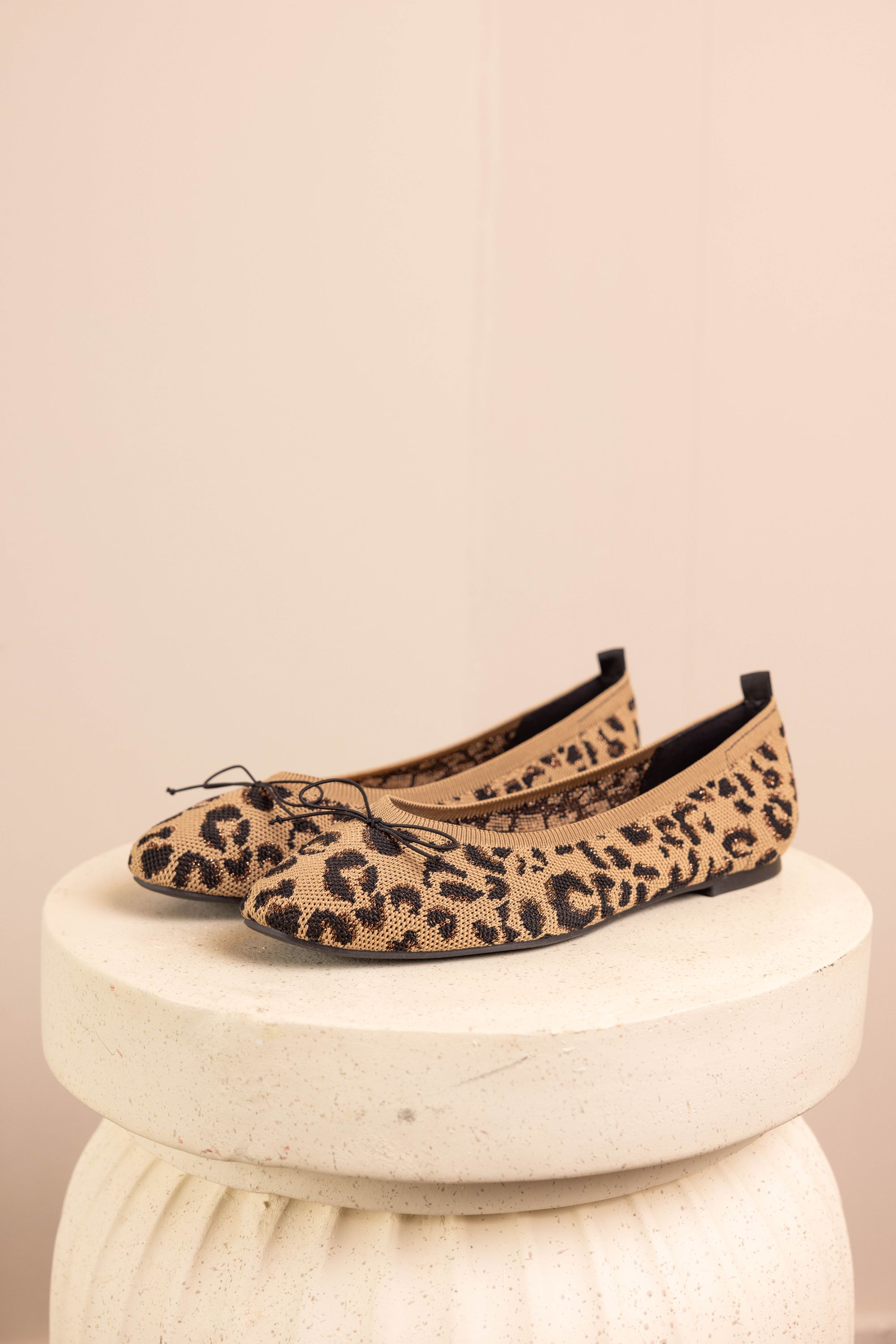 Norah Luipaardprint ballerina black/brown 218135-032-37