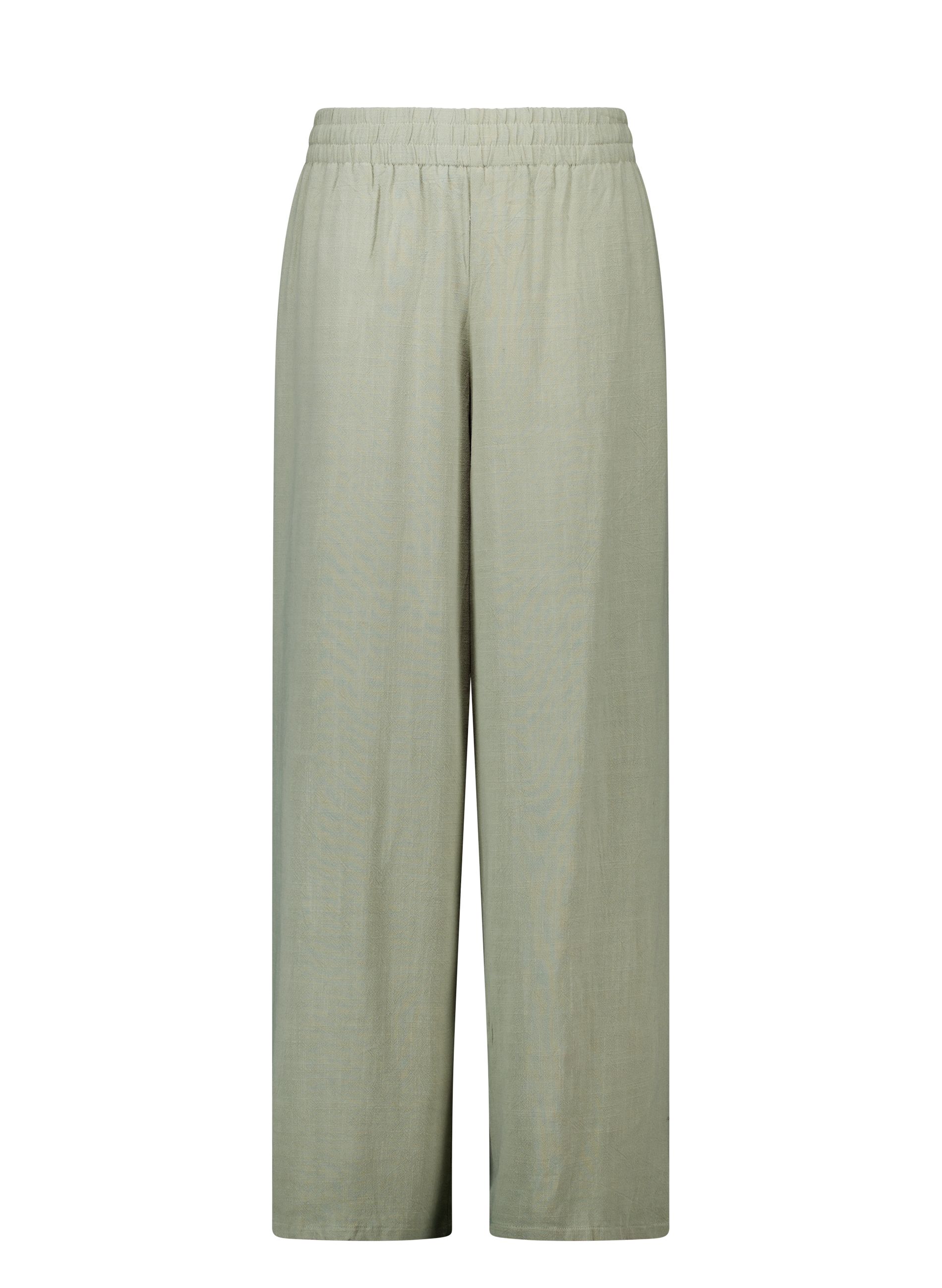 Norah Wide fit broek | Groen moss green 218136-577-40
