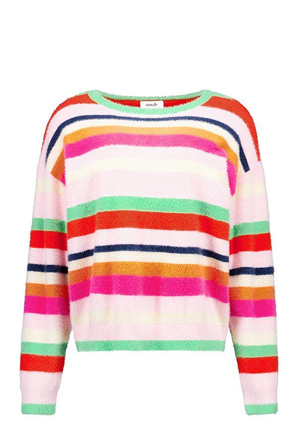 Norah Kleurrijke gestreepte trui multicolor 218149-002-46