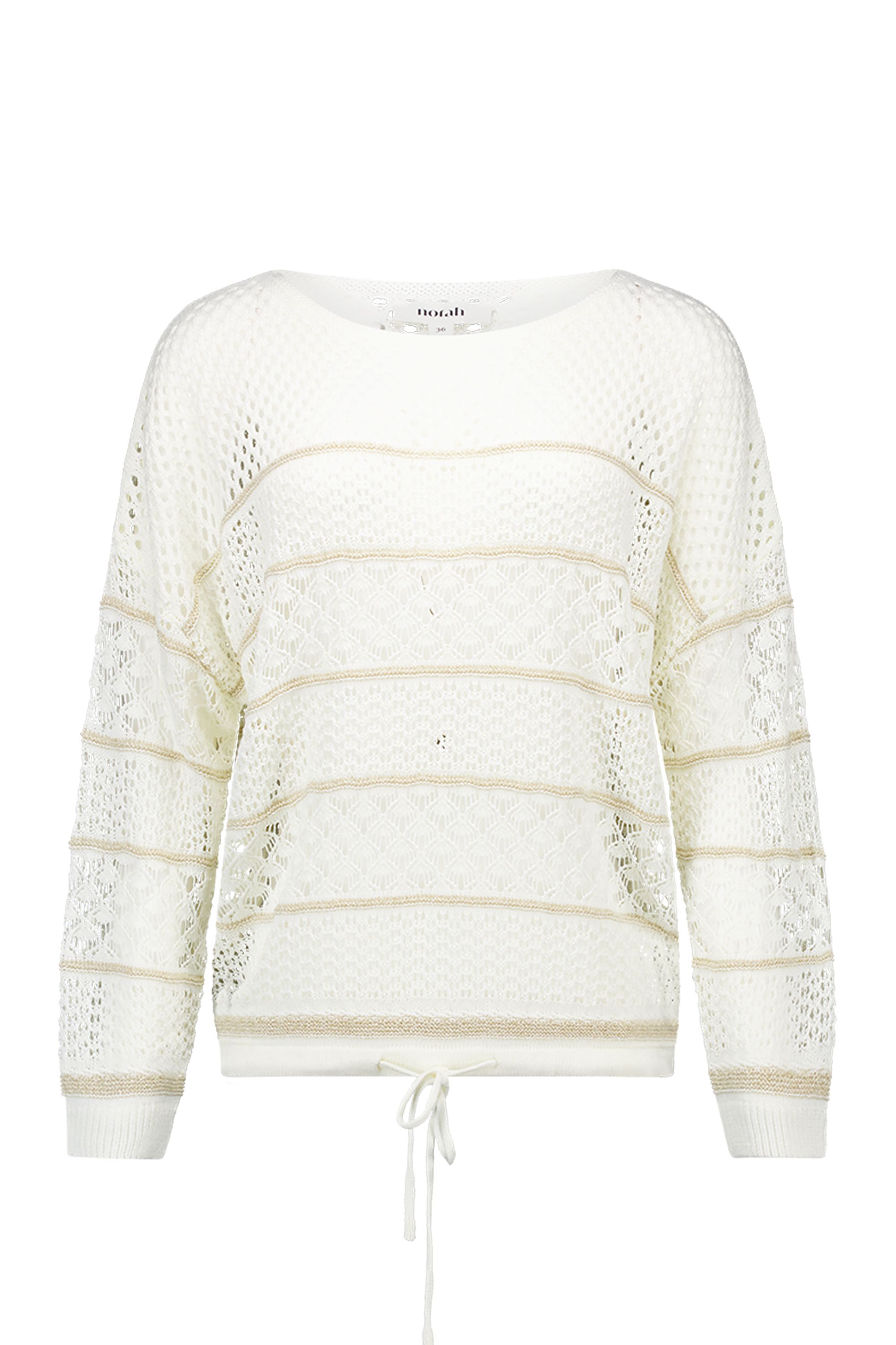 Norah Off-white gebreide trui off-white 218154-101-34